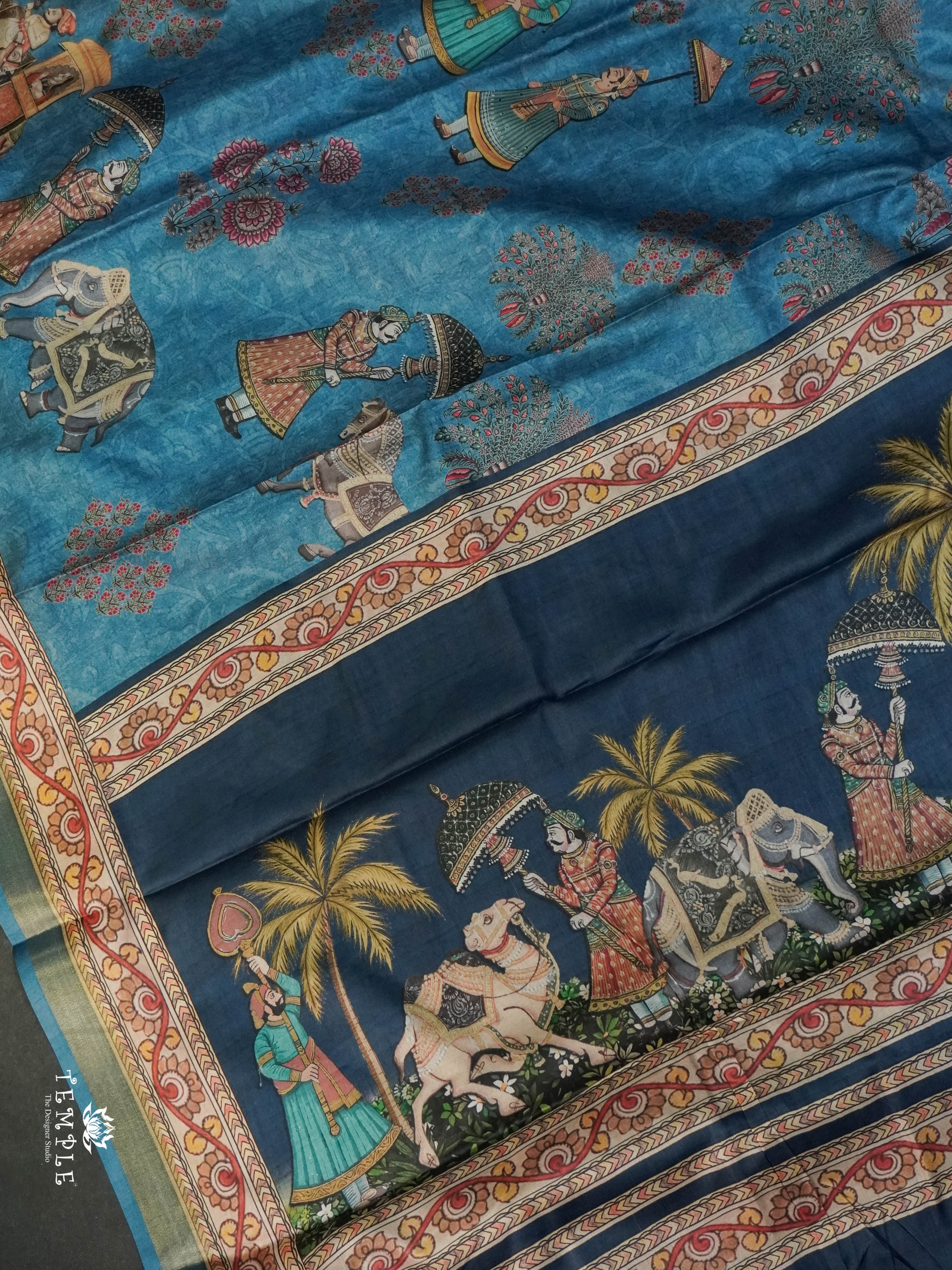 Mughal Printed Saree | TTDS1528 | Merry Deals