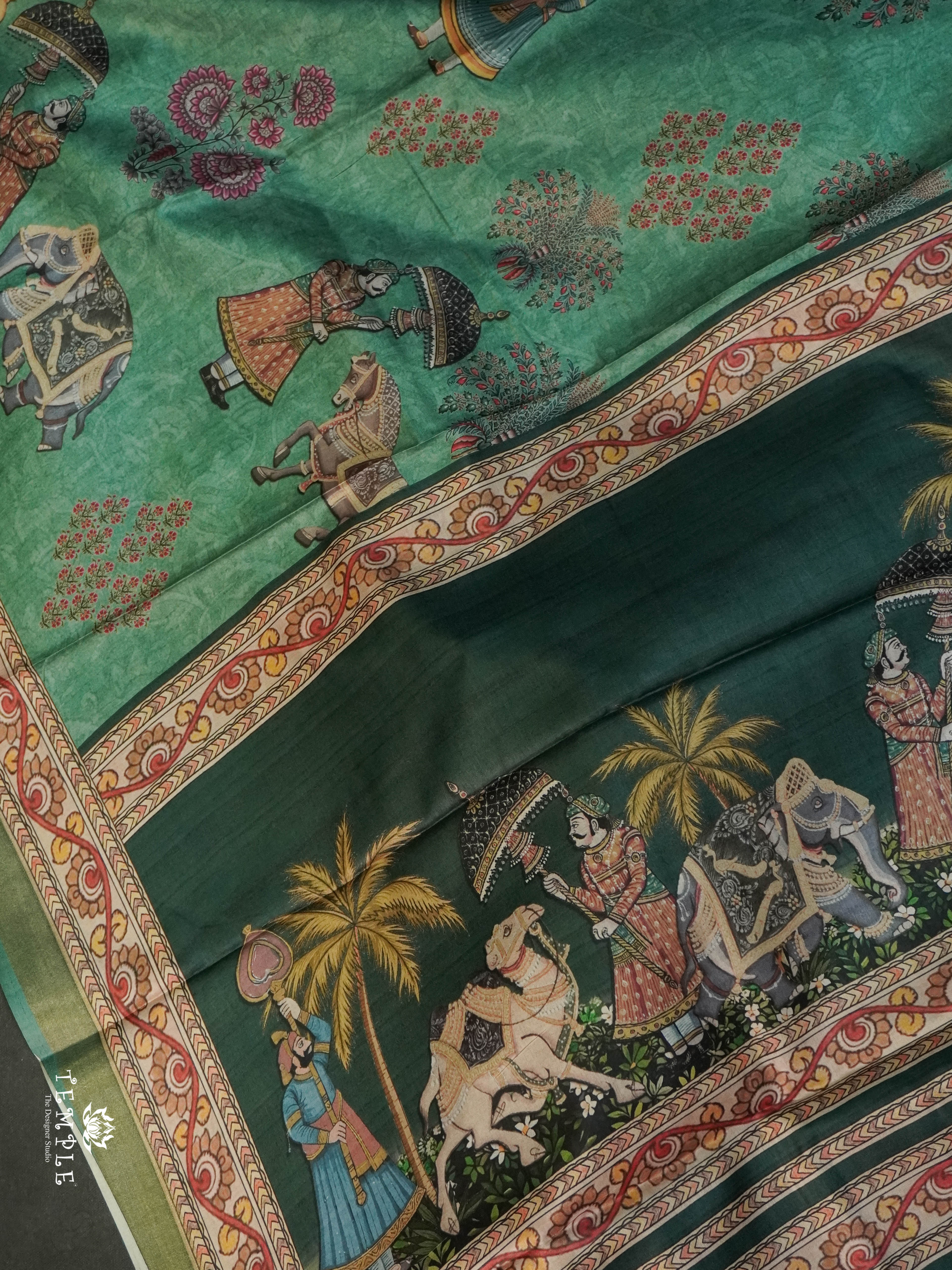 Mughal Printed Saree | TTDS1528 | Merry Deals