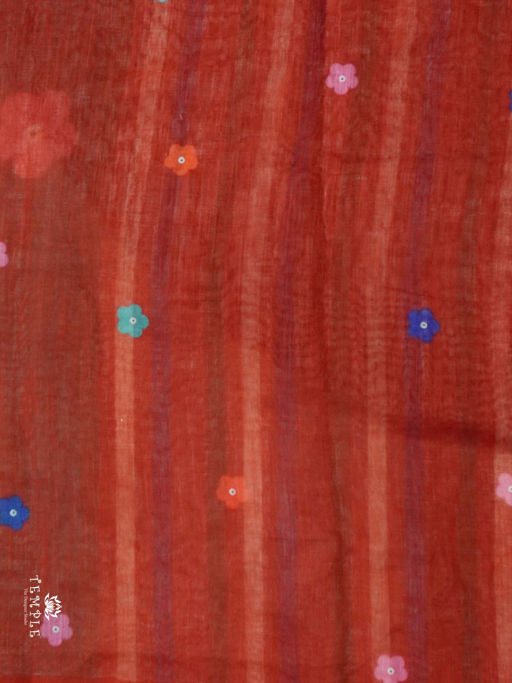 Linen Cotton Saree | TTDS2512