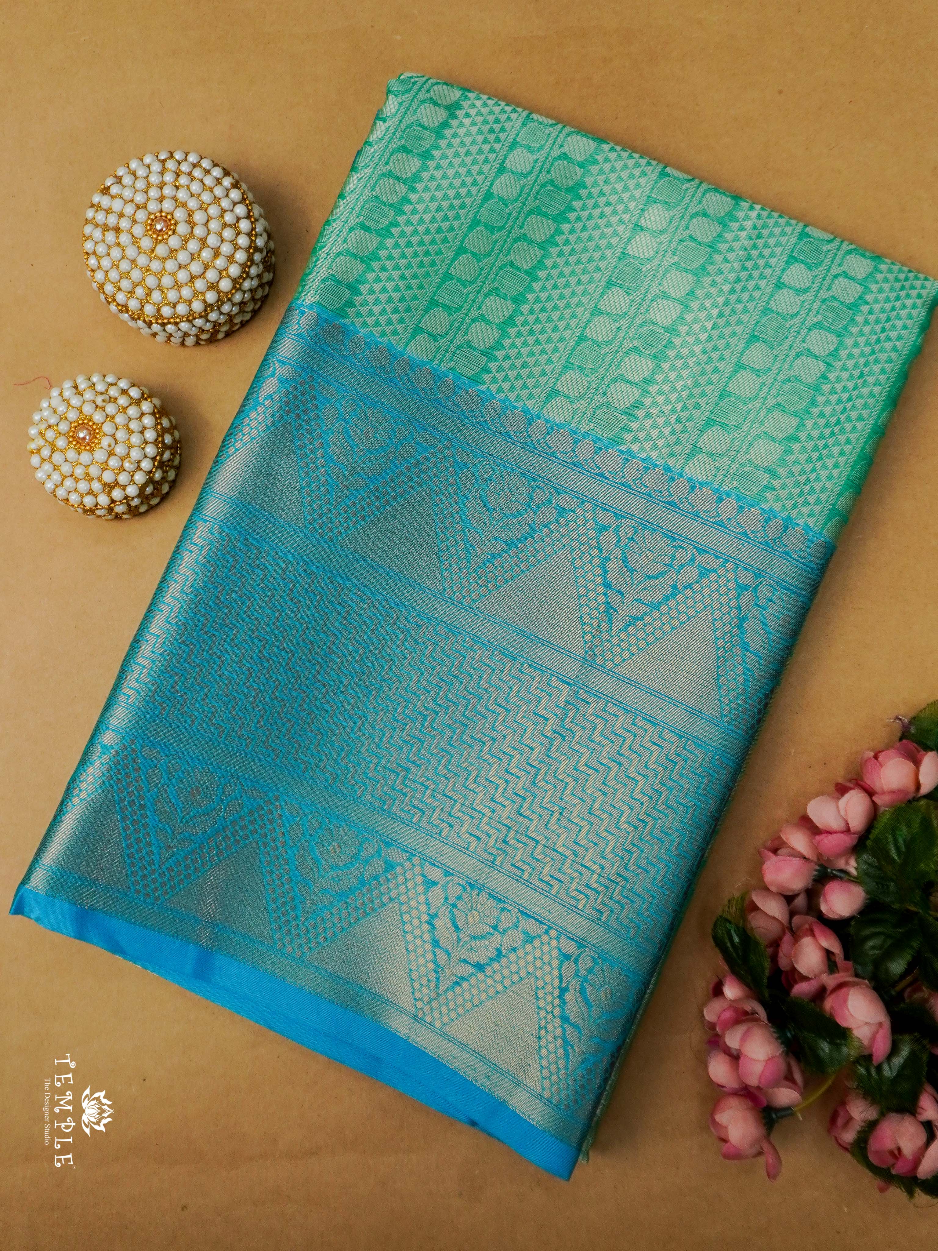 Kora Muslin Saree With Long Border | TTDS2051
