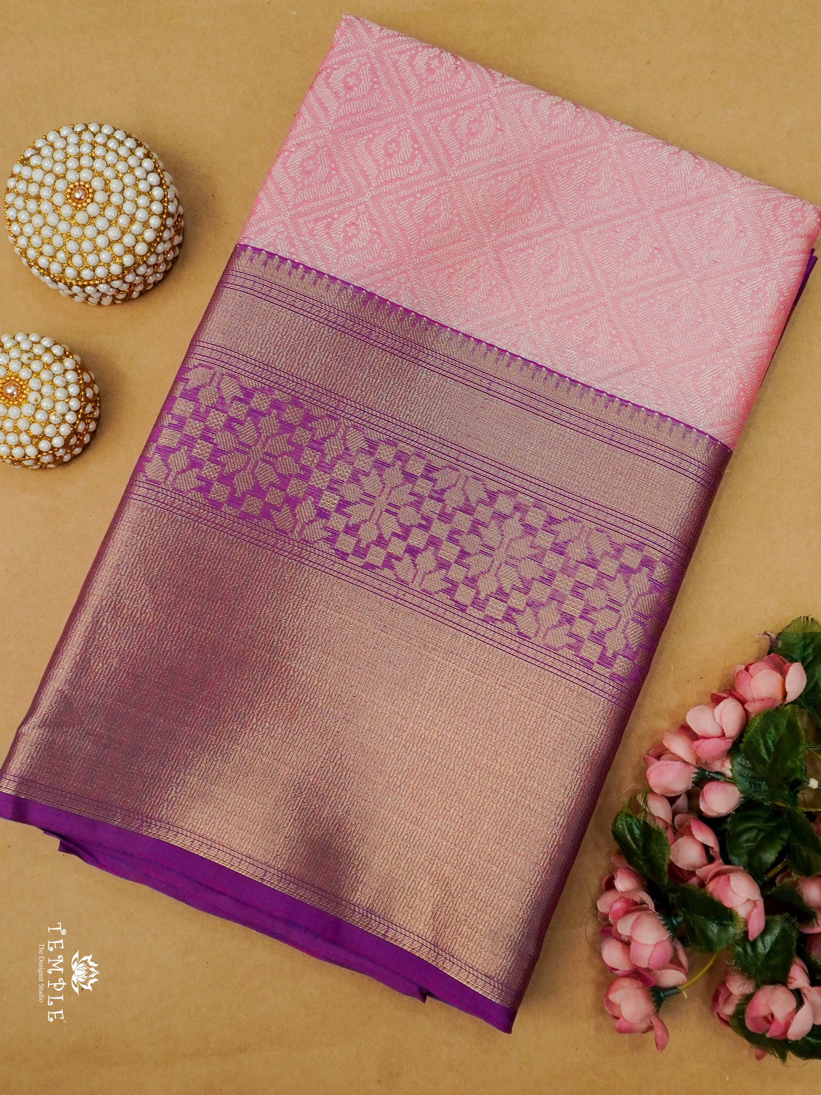 Kora Muslin Saree With Long Border | TTDS2051