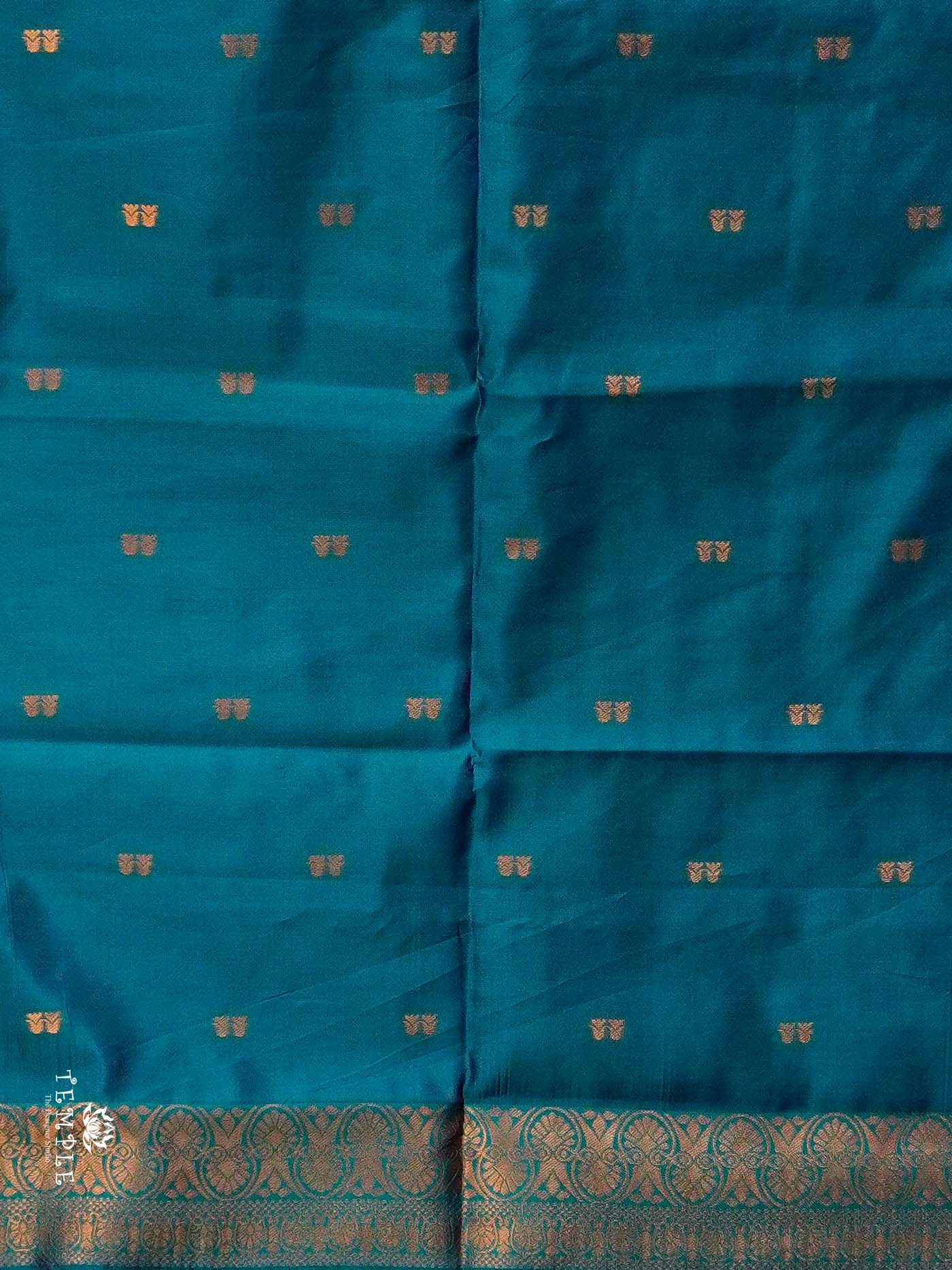 Warli Printed Art Silk Sarees(Lite Orange) | TTDS2519