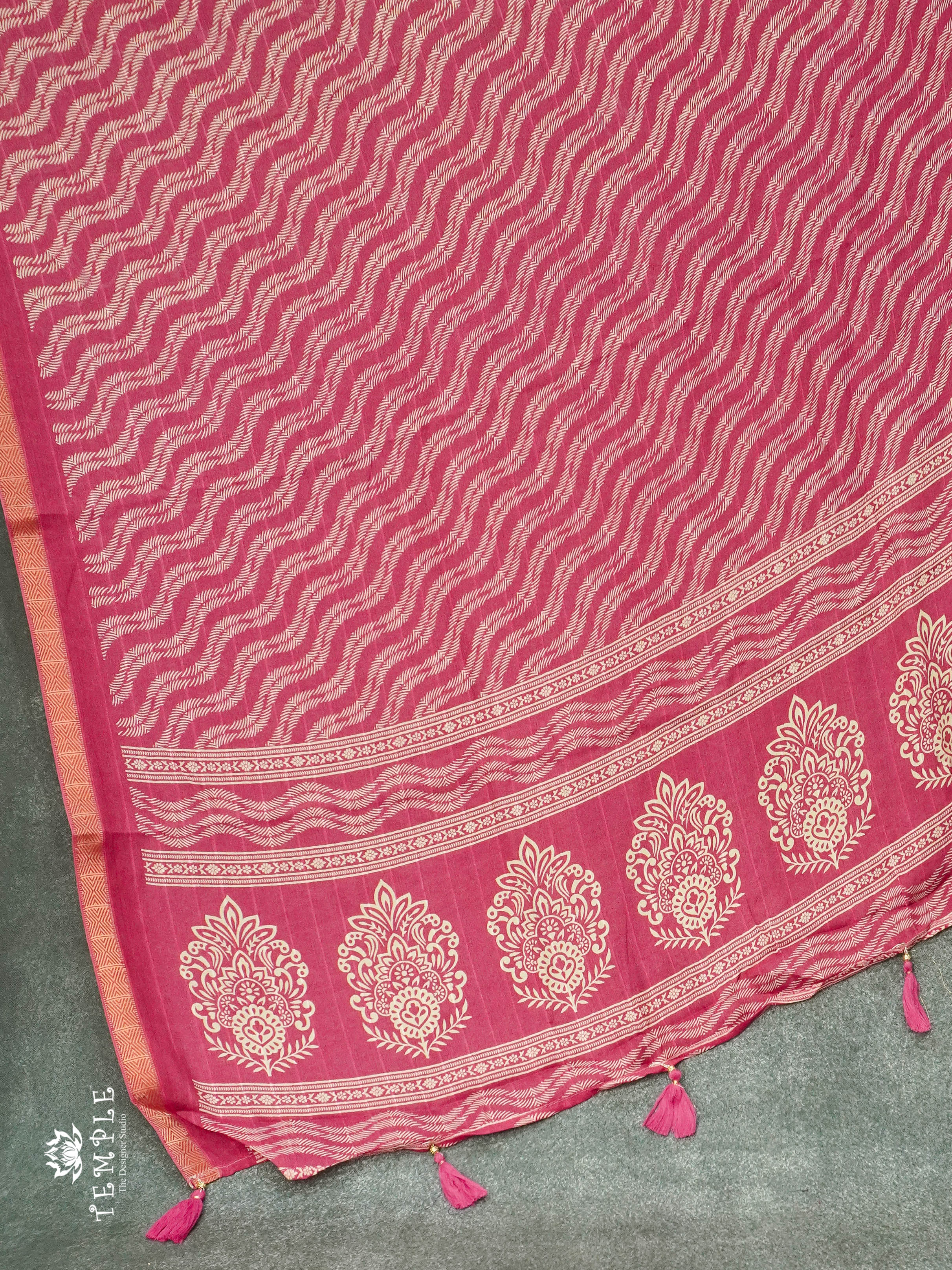 Printed Georgette Saree with Zebra Pattern | TTDS1132 | Sparkling Deals