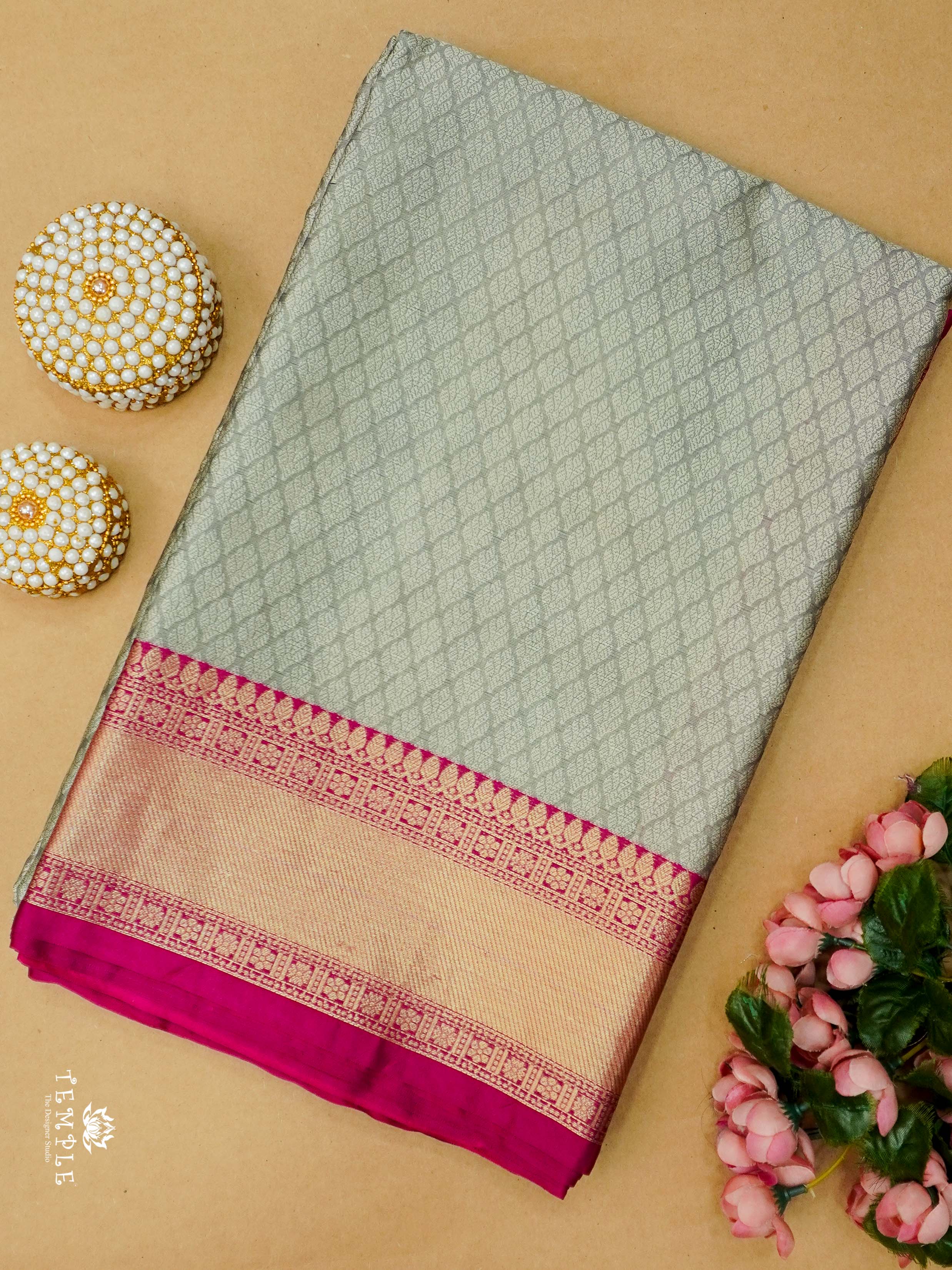 Kora Muslin Saree With Small Border | TTDS2052