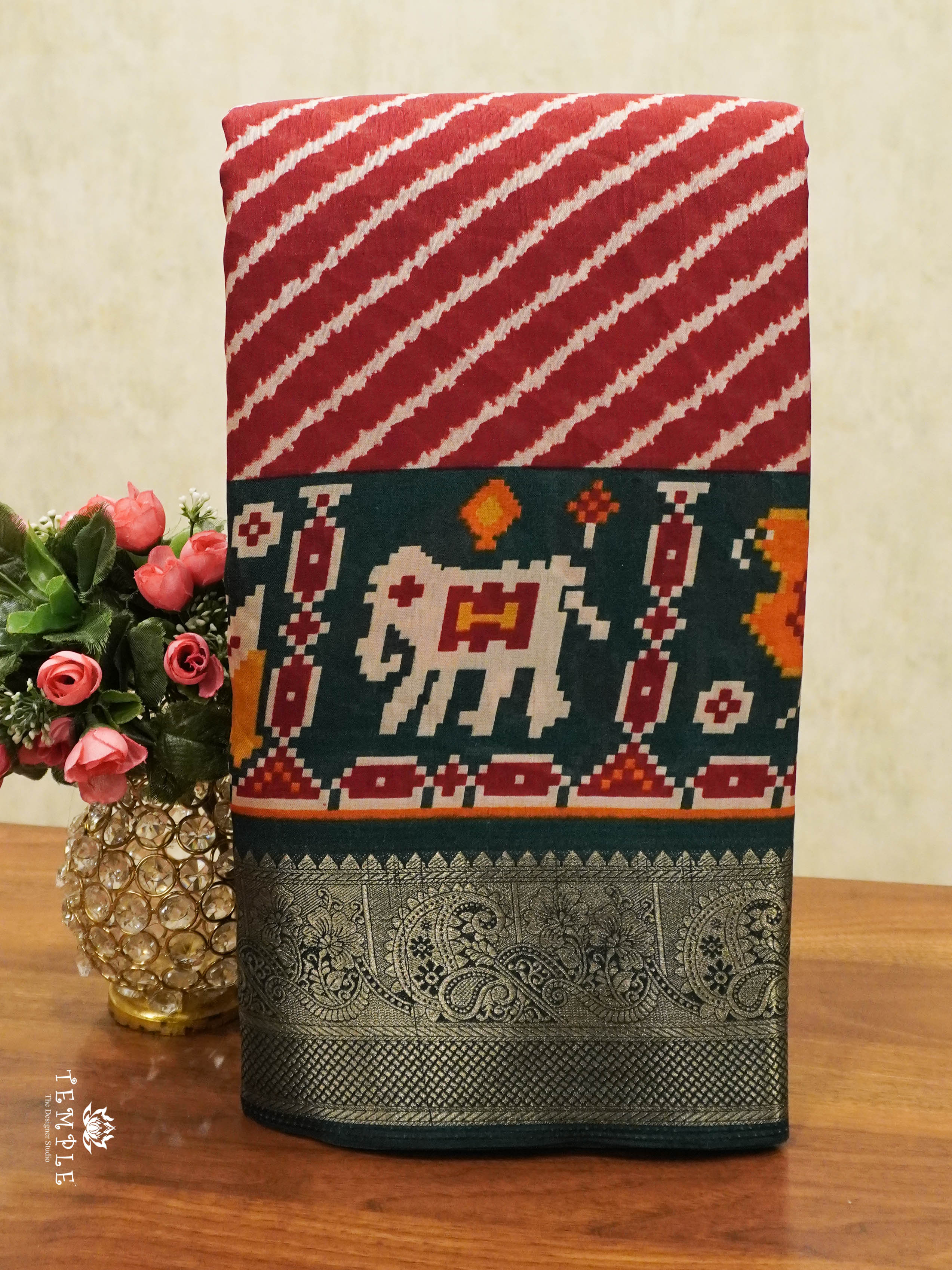 Printed Dola Saree | TTDS1538 | Merry Deals