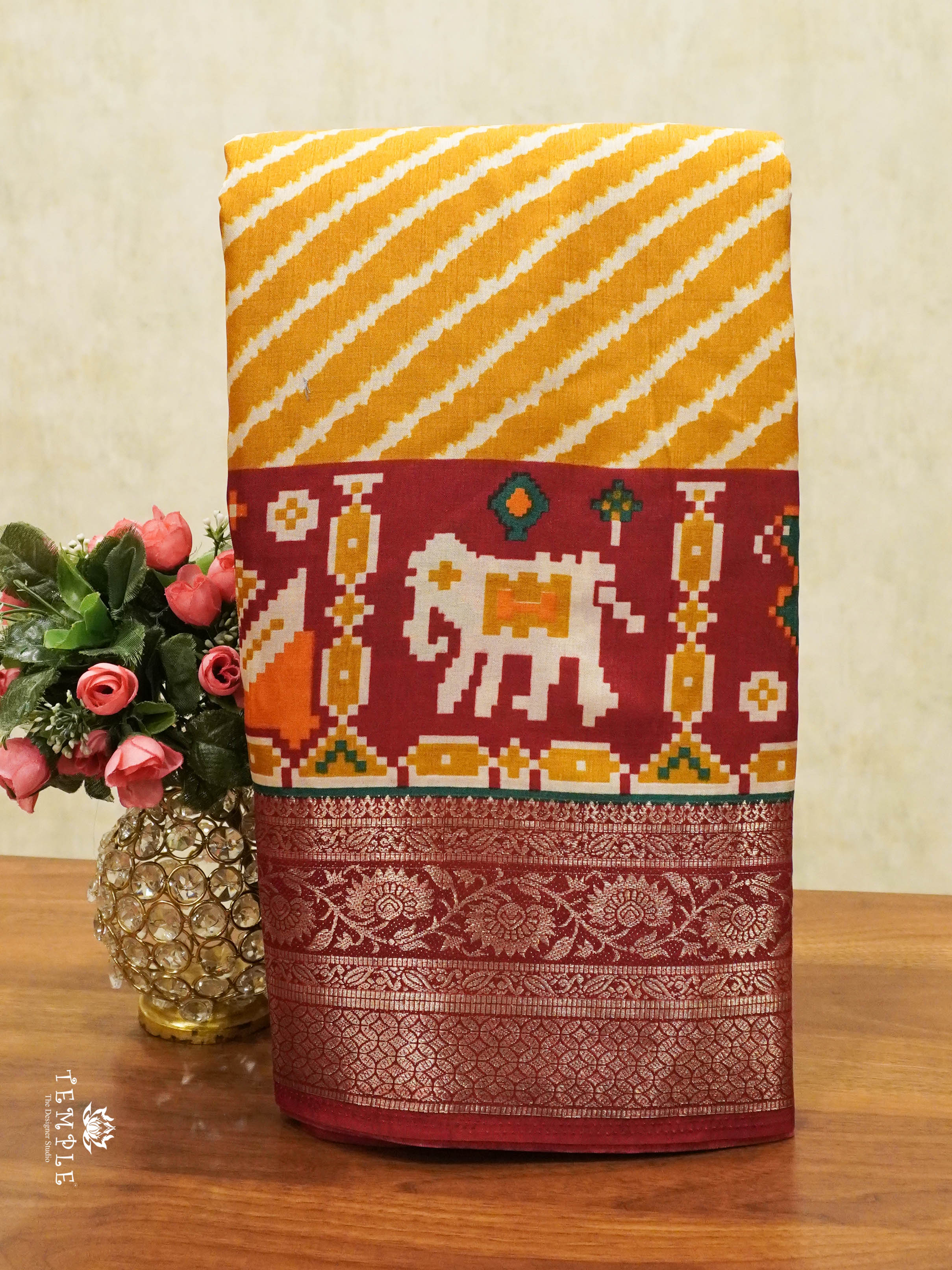 Printed Dola Saree | TTDS1538 | Merry Deals