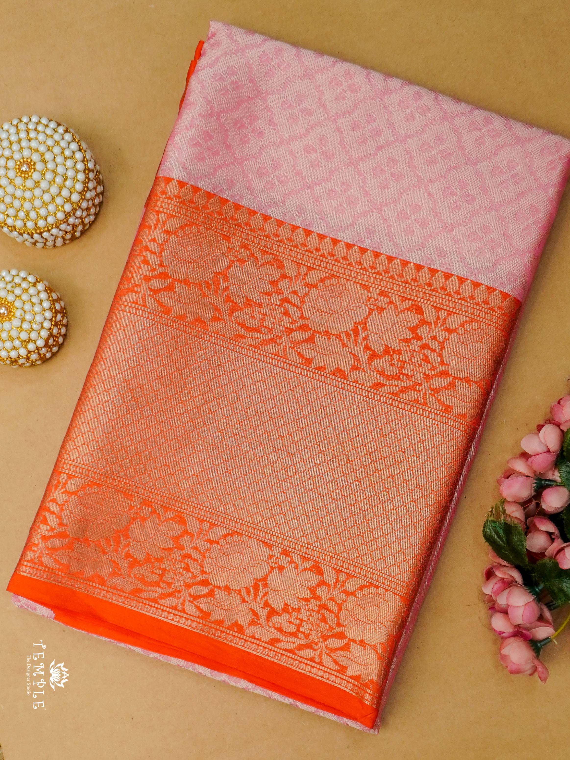 Kora Muslin Saree With Long Border | TTDS2051