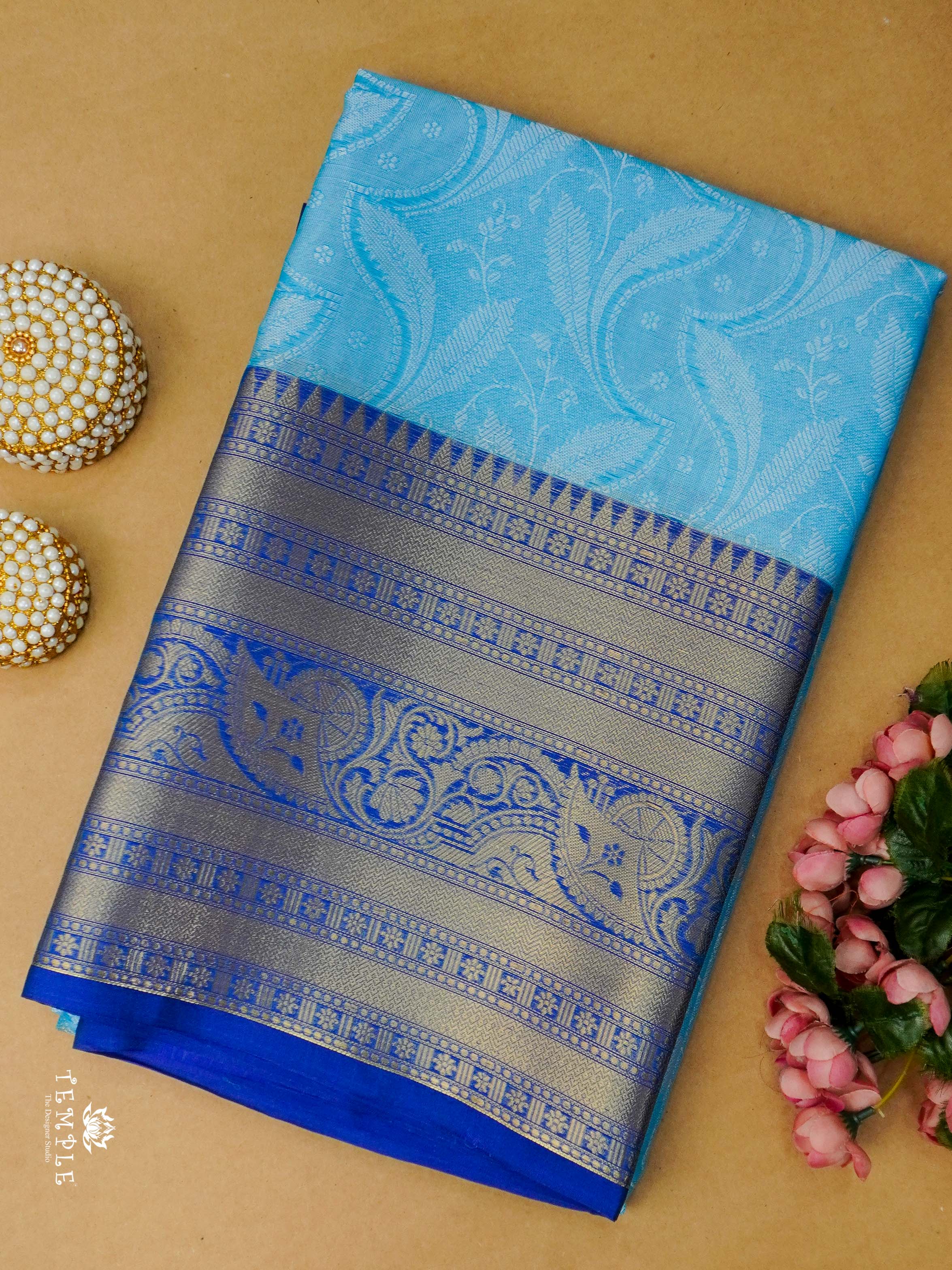 Kora Muslin Saree With Long Border | TTDS2051