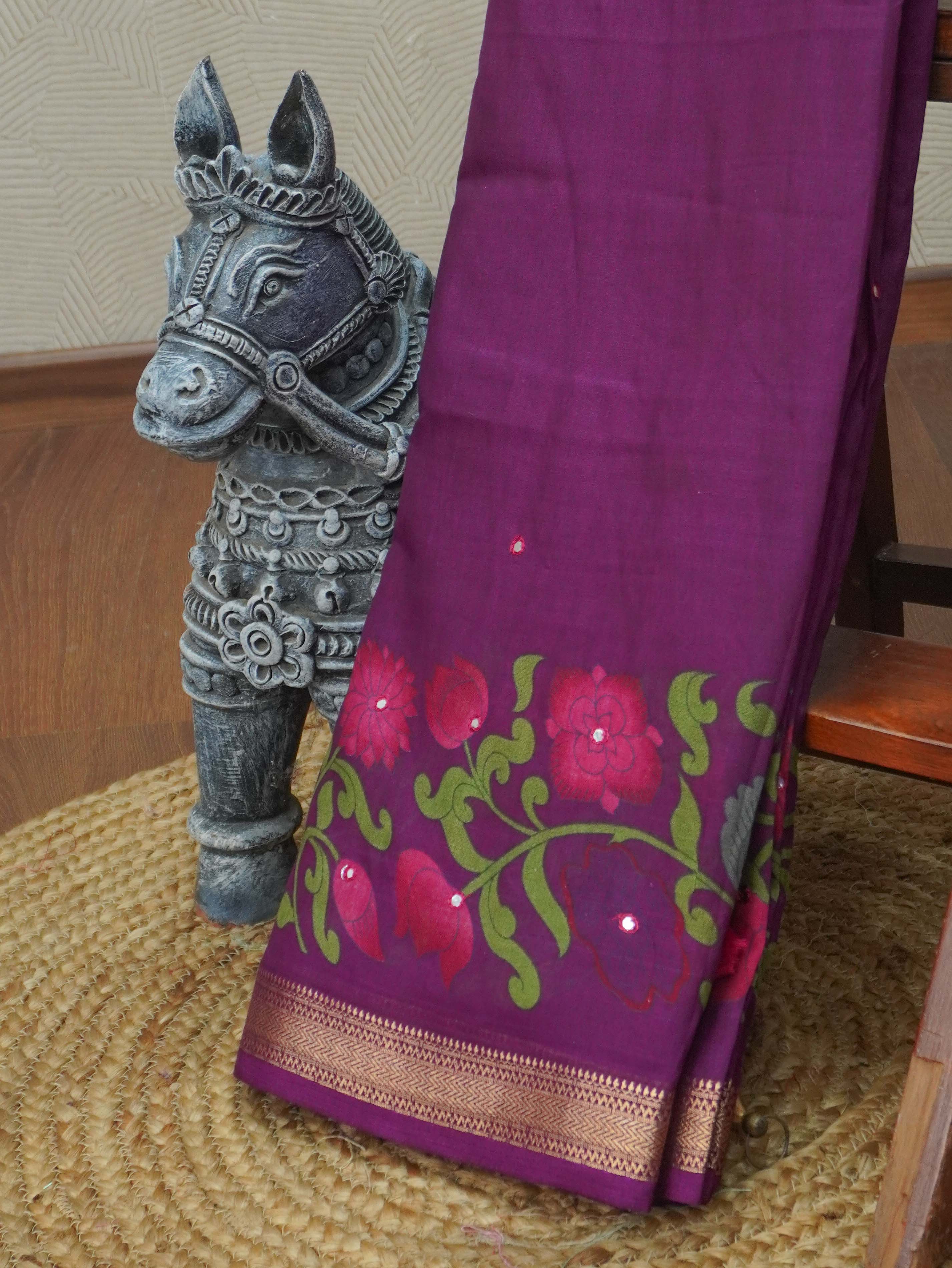 Mul Cotton Saree | TTDS3440
