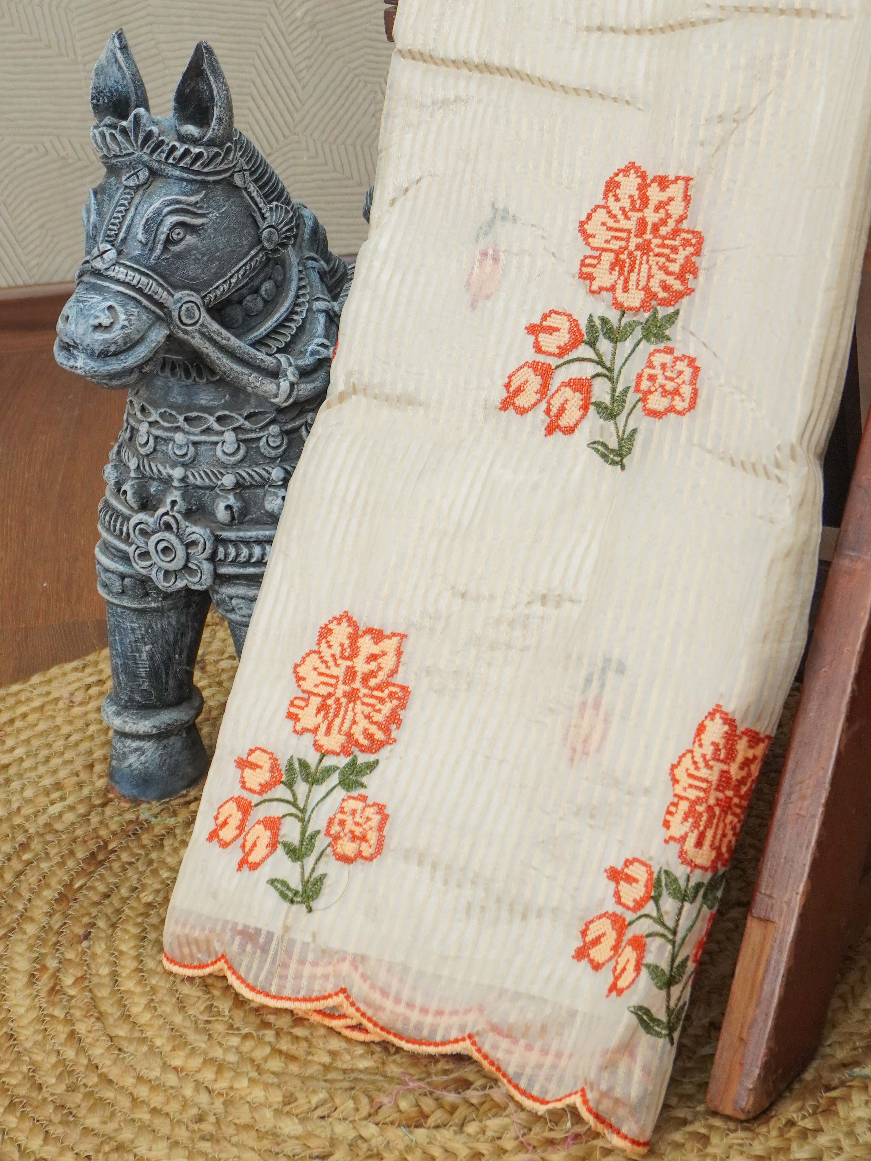 Tissue Organza Saree | TTDS3444