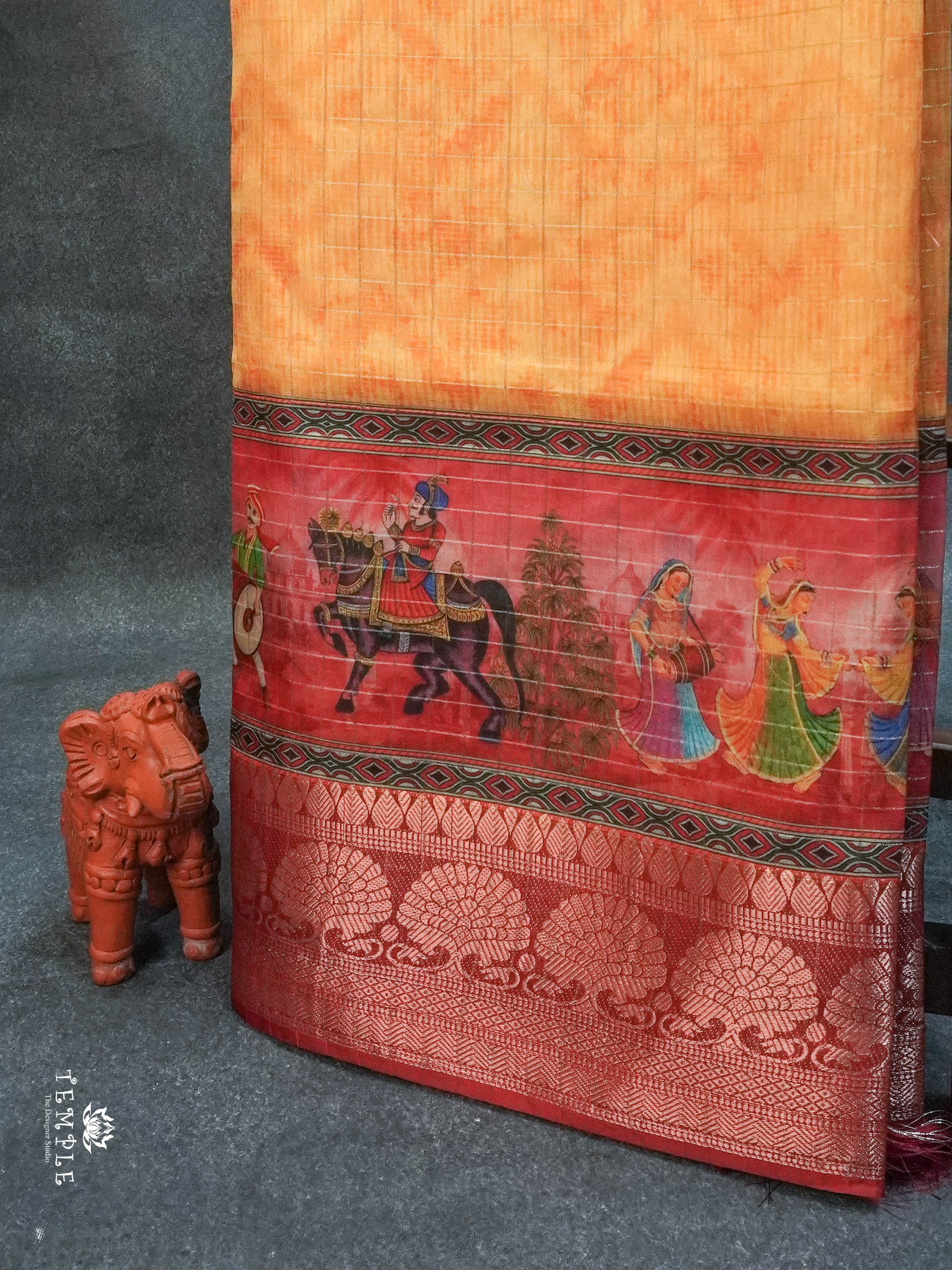 Mangalagiri Saree(Calcutta Checked Pattern) | TTDS1545 | Merry Deals