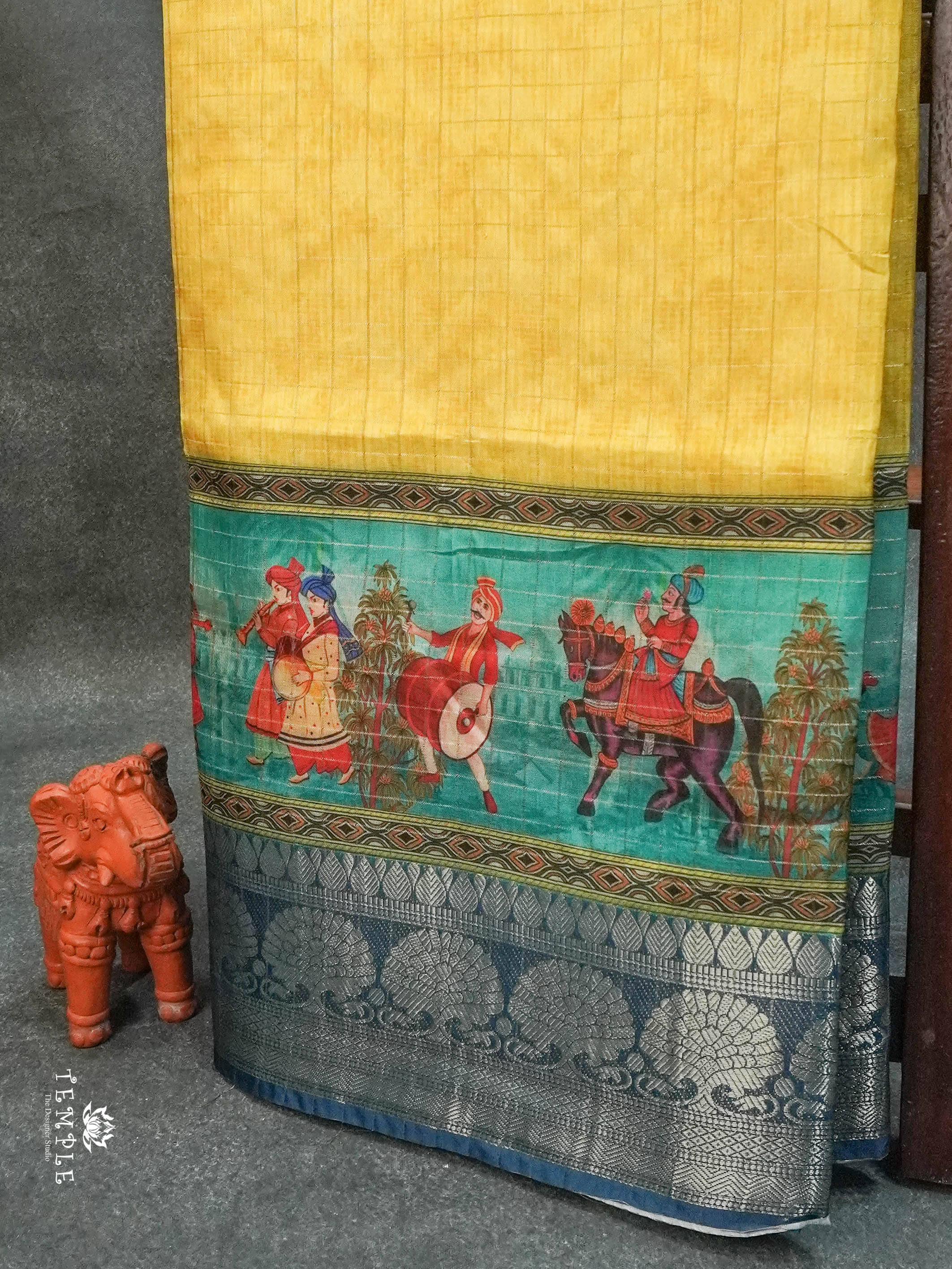 Mangalagiri Saree(Calcutta Checked Pattern) | TTDS1545 | Merry Deals