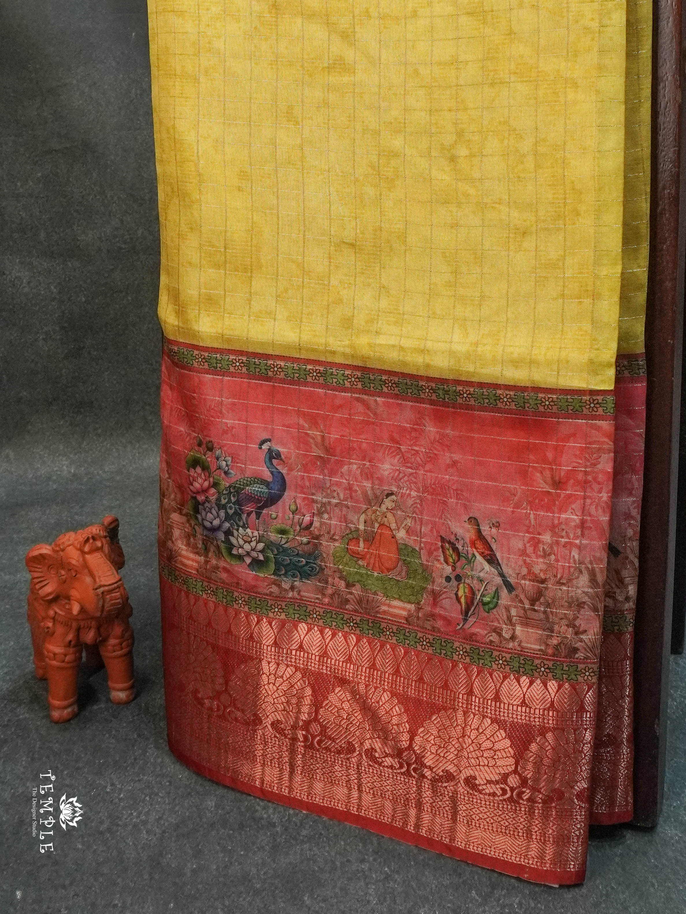 Mangalagiri Saree(Calcutta Checked Pattern) | TTDS1545 | Merry Deals