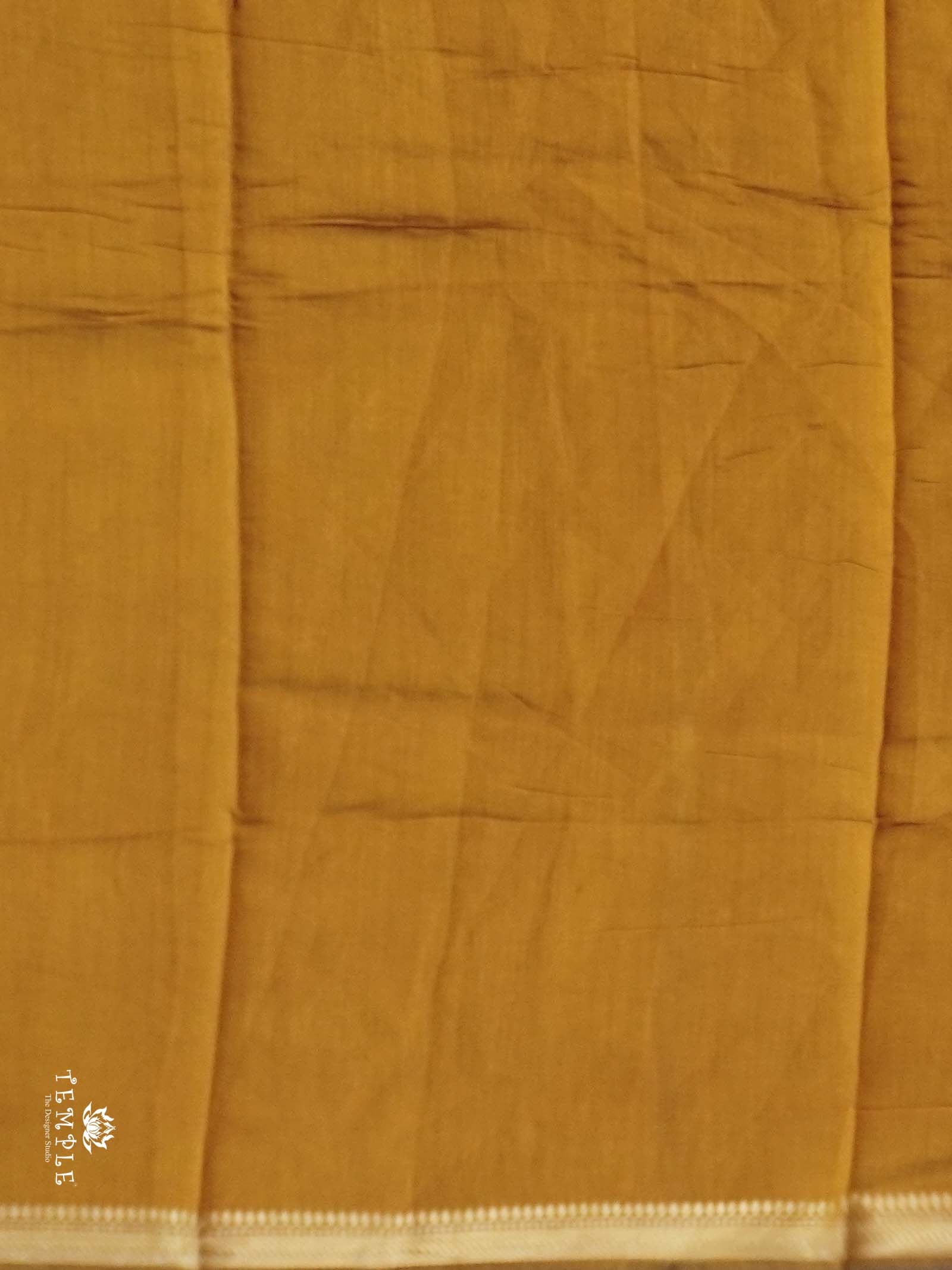 Fancy Cotton Saree With Mirror Work | TTDS2527