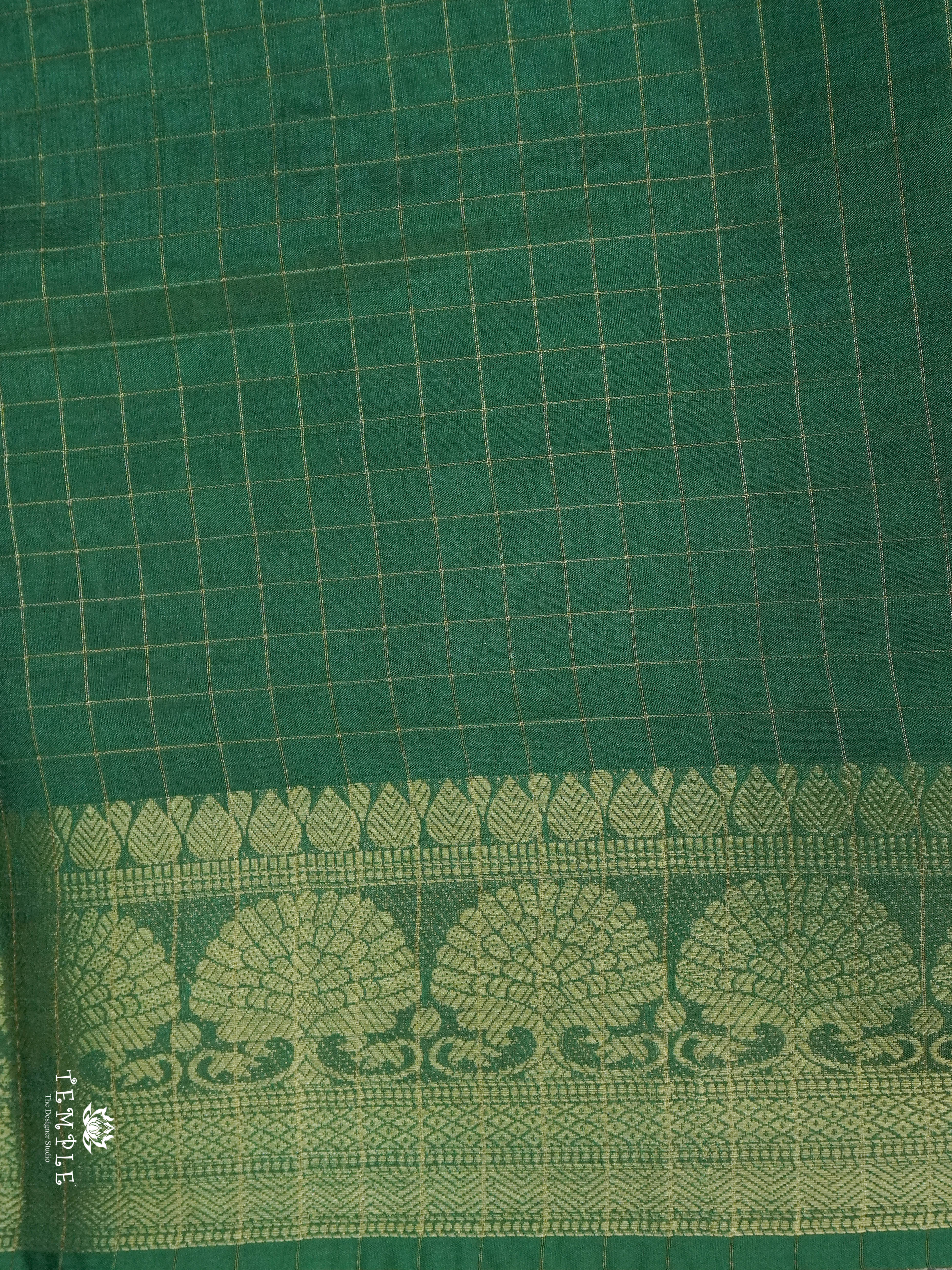 Mangalagiri Saree(Calcutta Checked Pattern) | TTDS1545 | Merry Deals