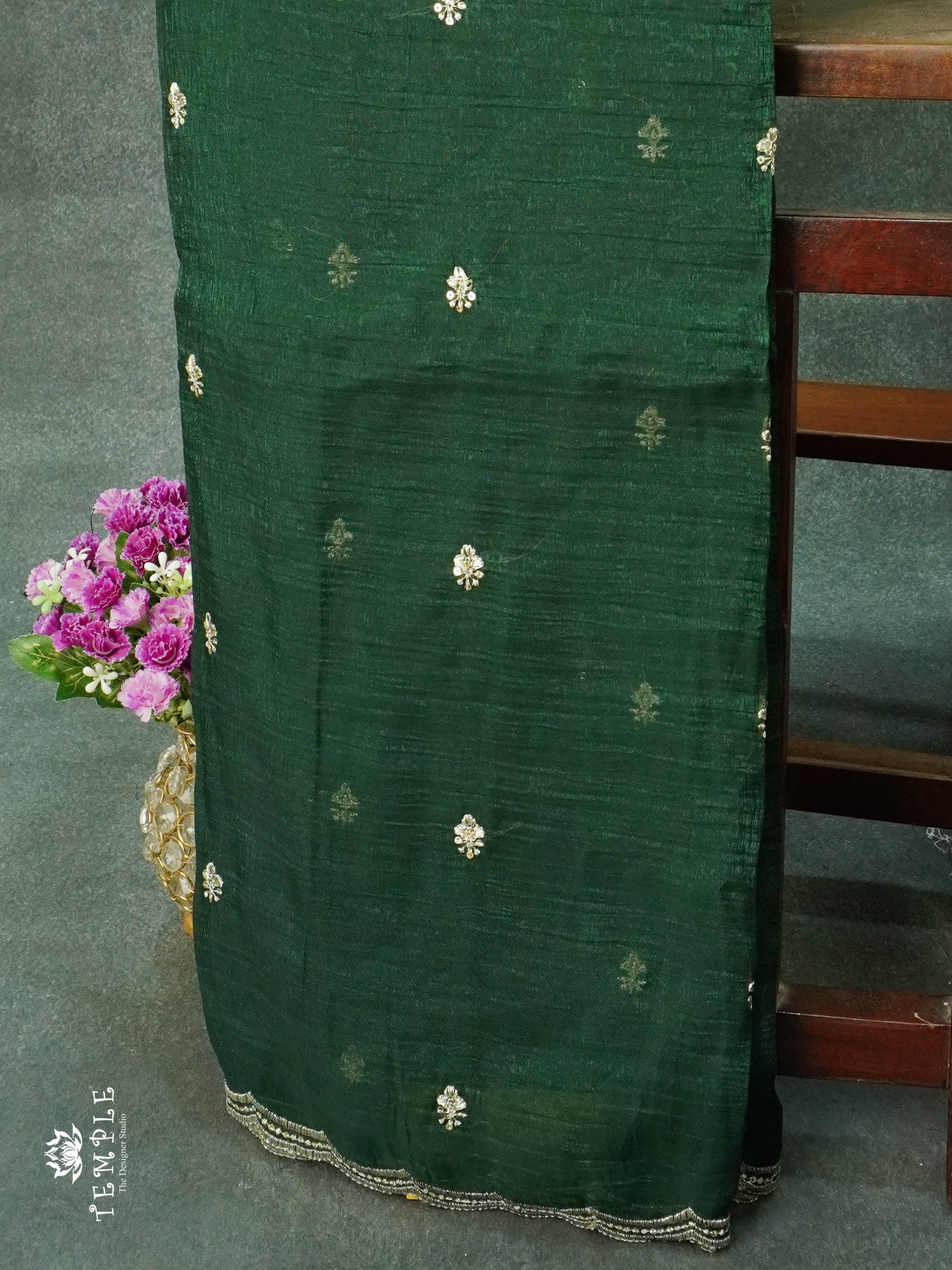 Designer Saree(Green) | TTDS1142