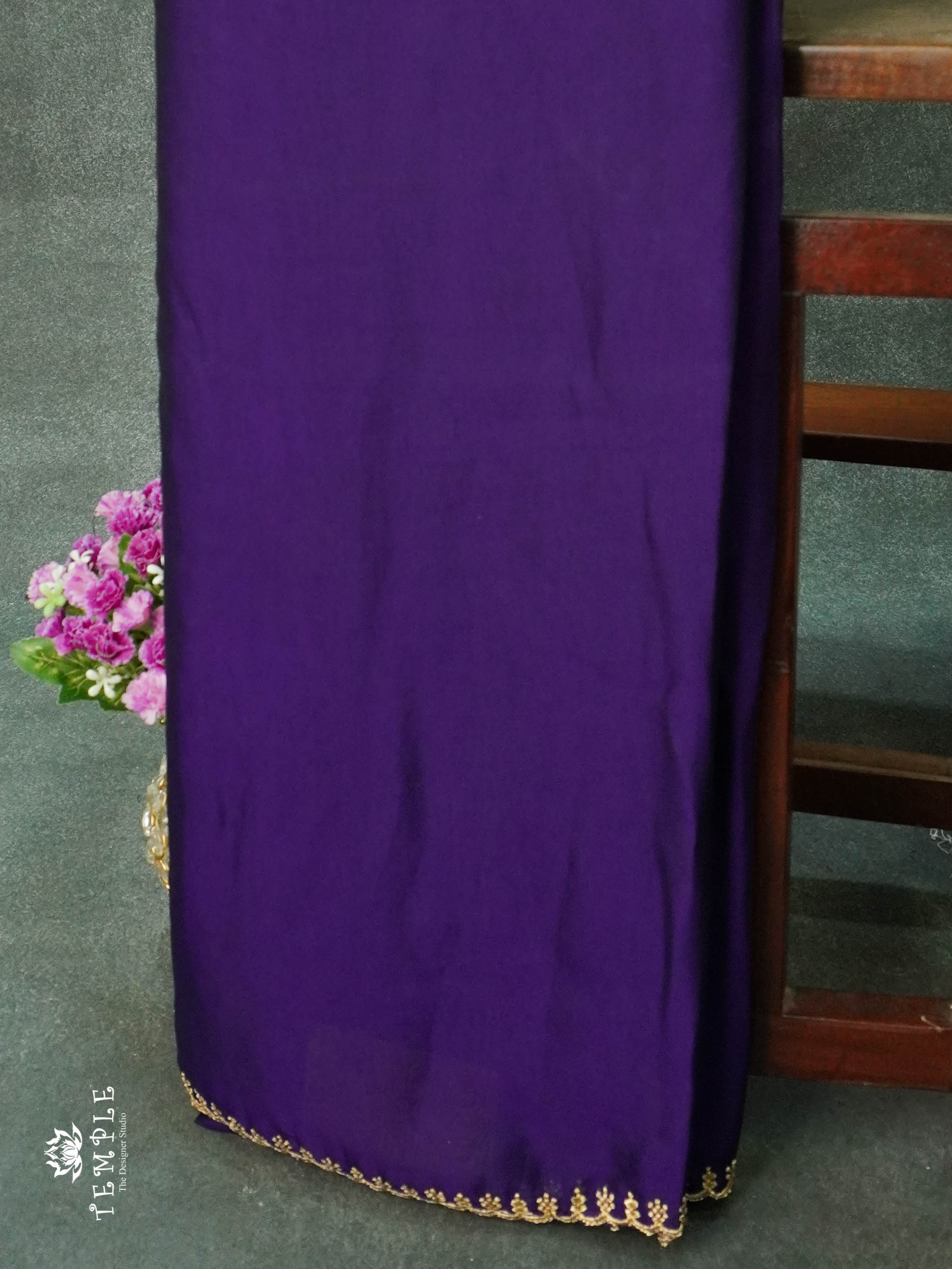 Designer Saree(Violet) | TTDS1143