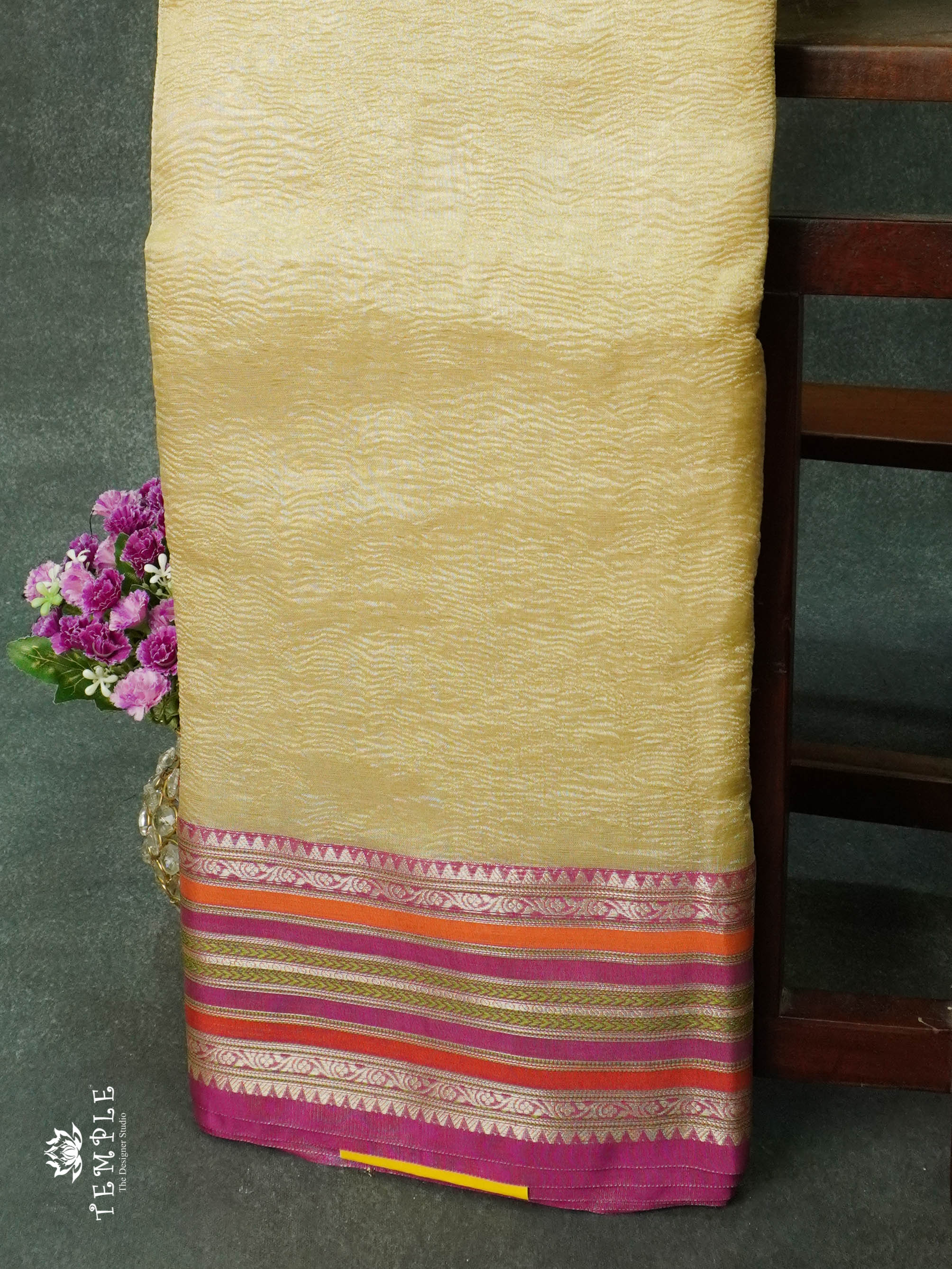 Crushed Tissue Saree | TTDS1253 | Sparkling Deals