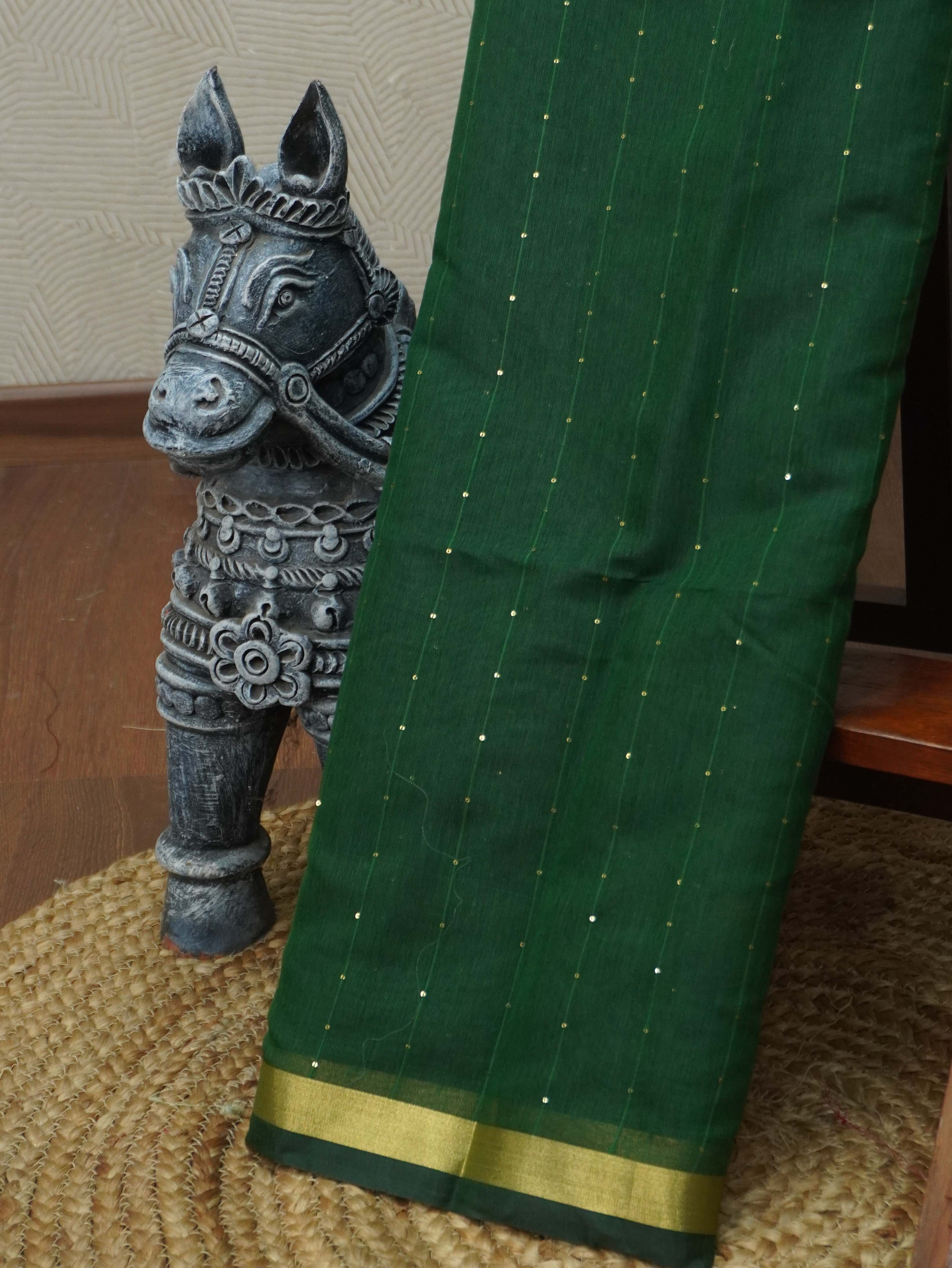 Linen Silk Saree | TTDS3439
