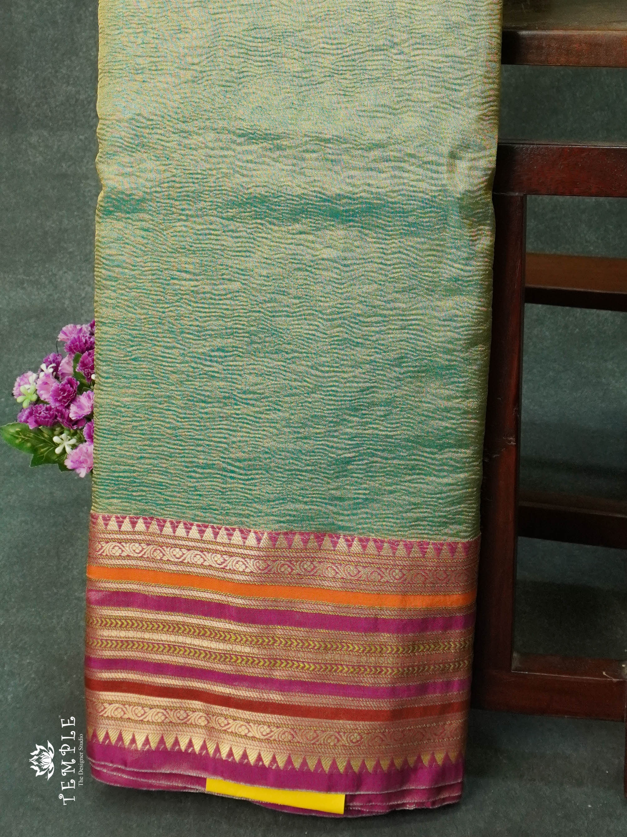 Crushed Tissue Saree | TTDS1253 | Sparkling Deals