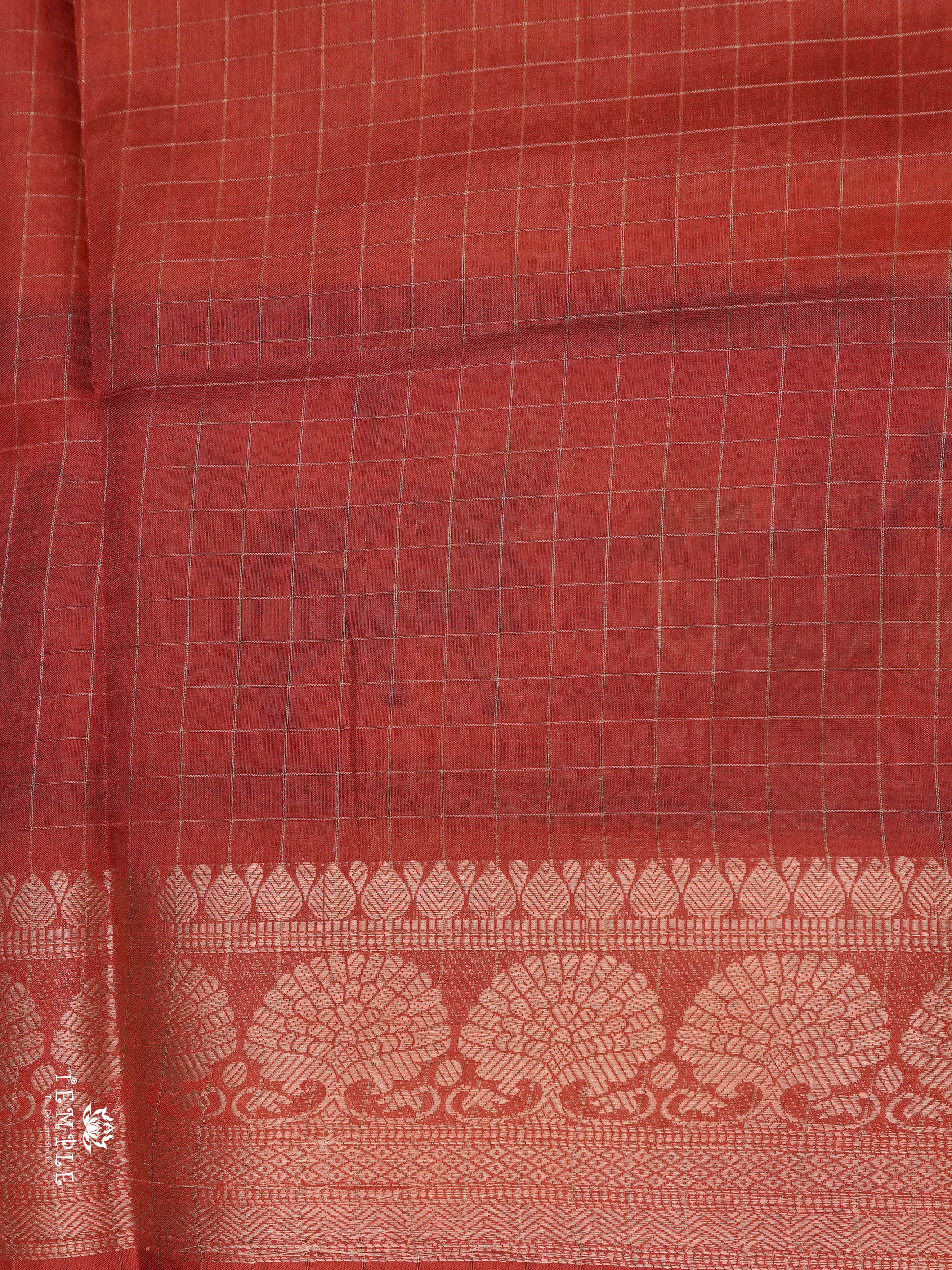 Mangalagiri Saree(Calcutta Checked Pattern) | TTDS1545 | Merry Deals