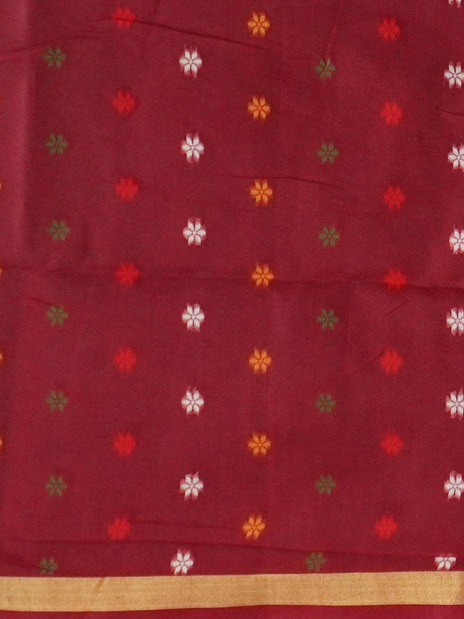 Linen Silk Saree | TTDS3437
