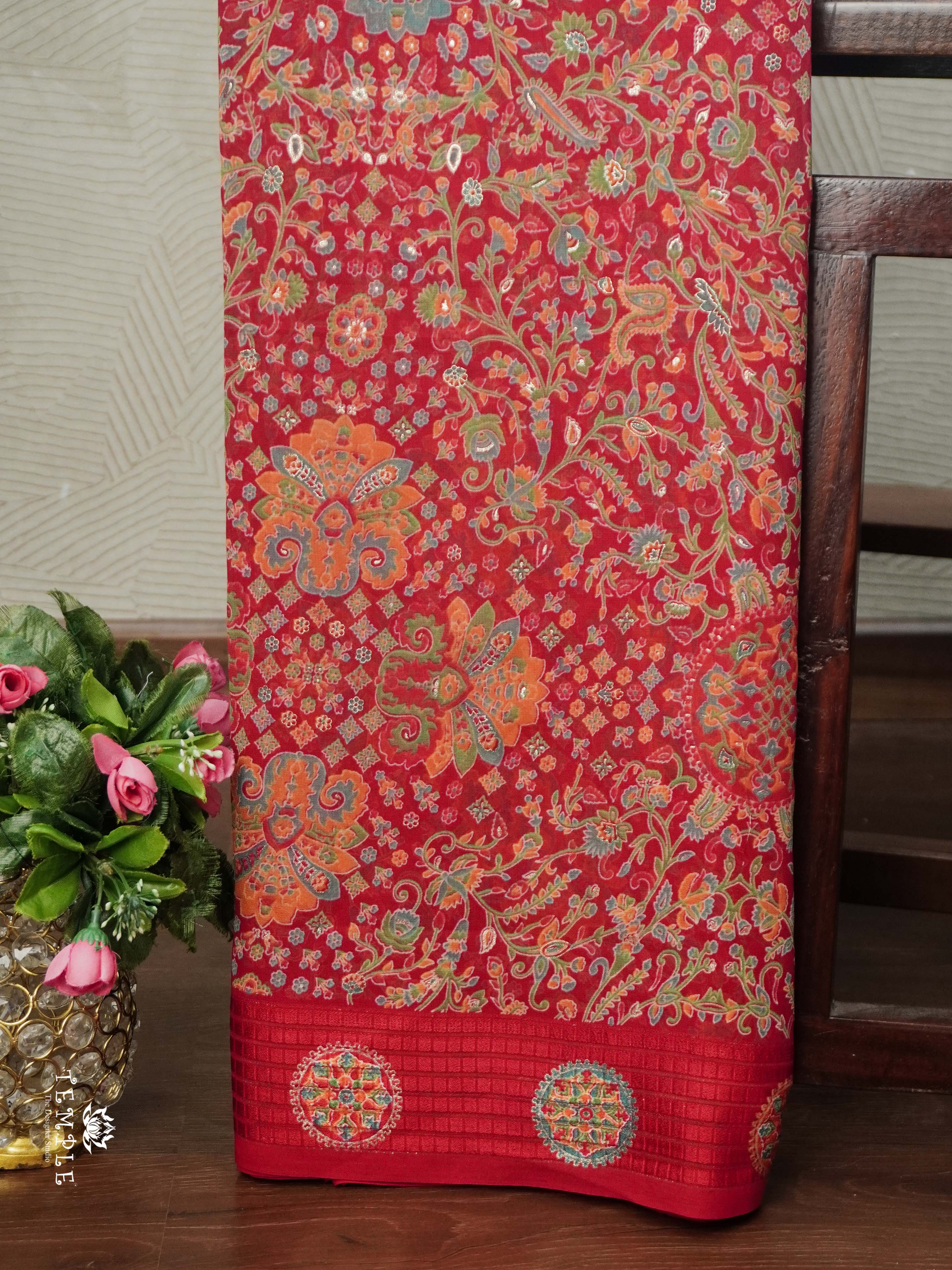 Georgette Saree | TTDS2530