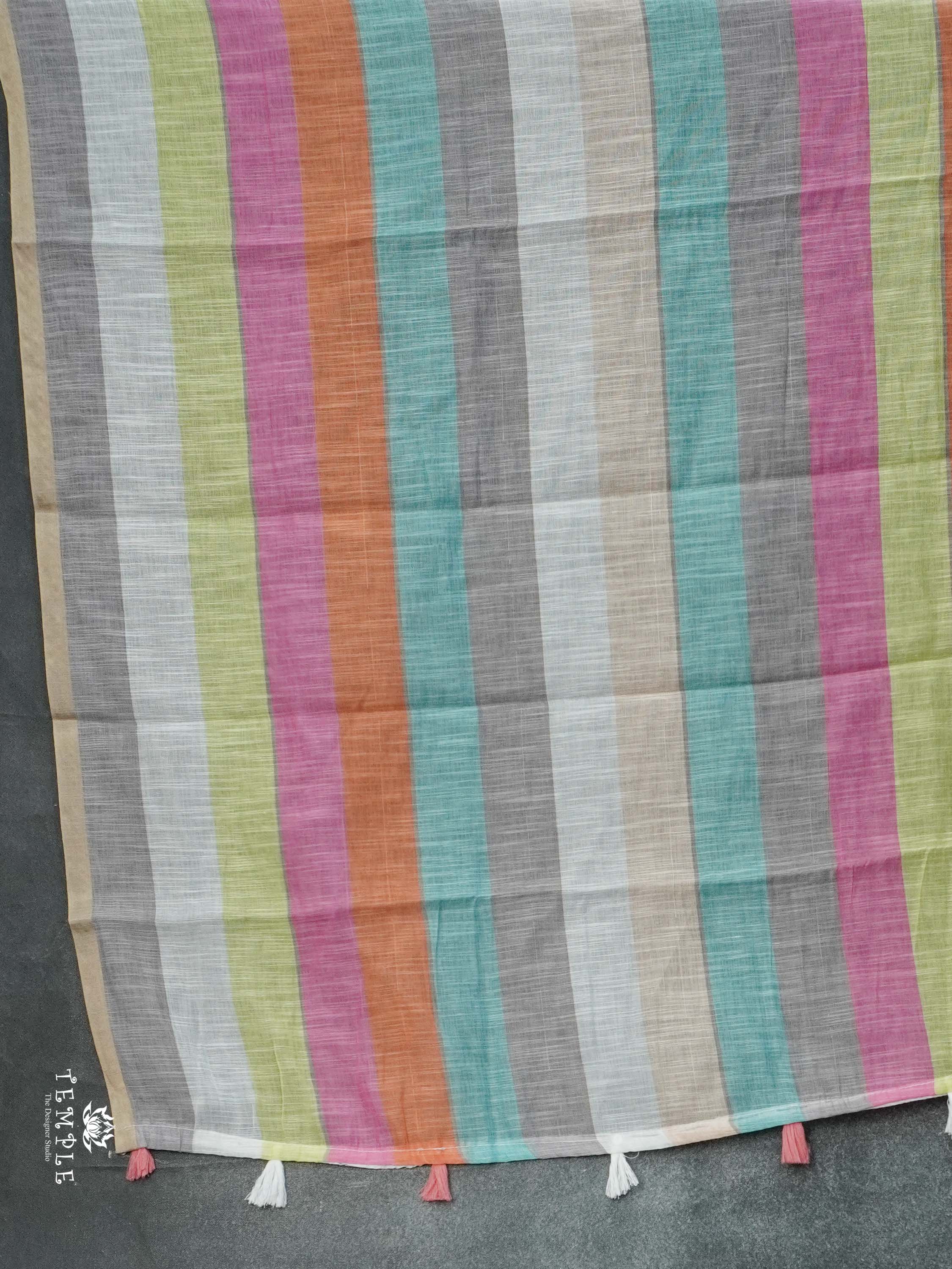 Linen Cotton Saree | TTDS2528