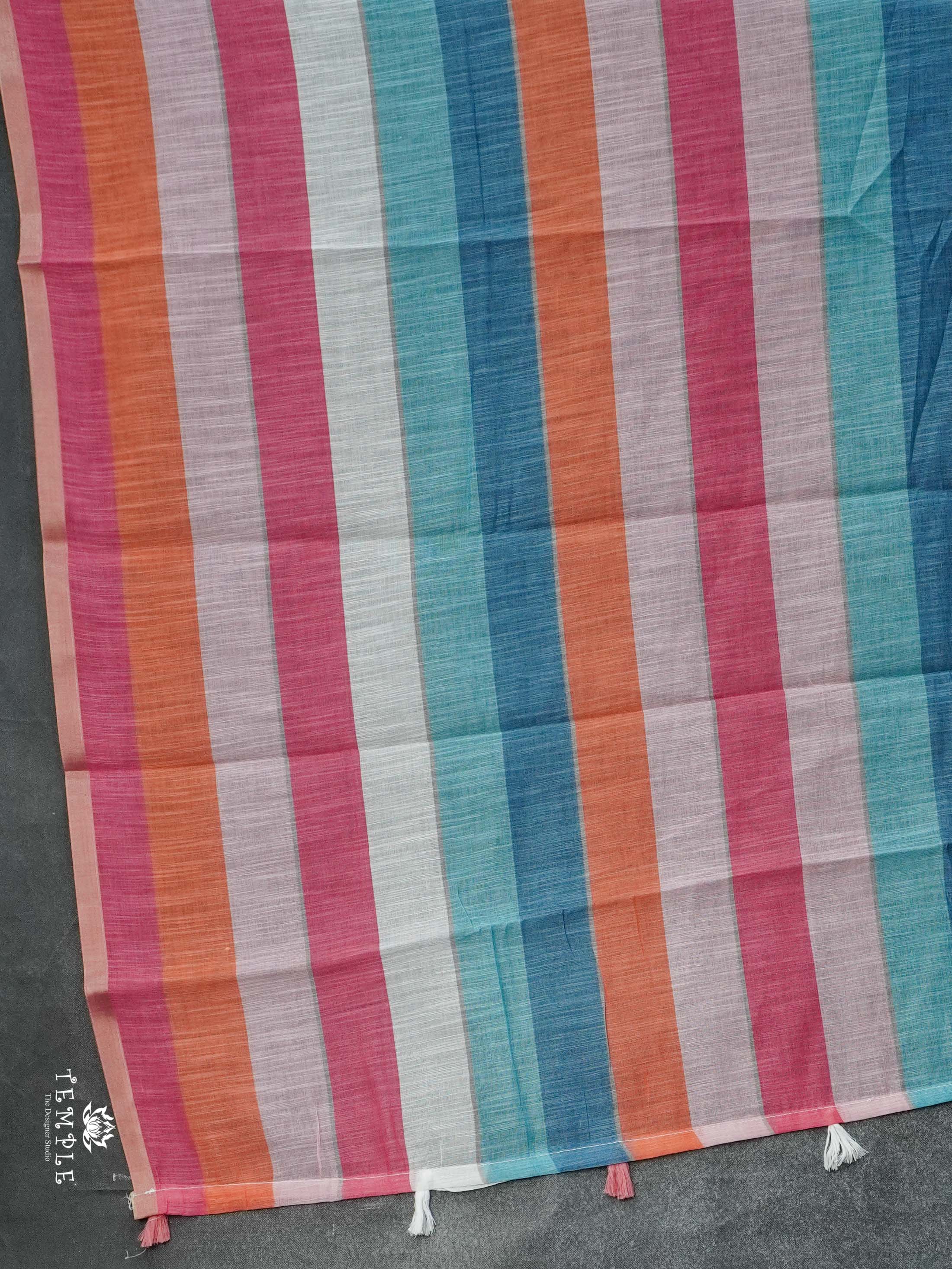 Linen Cotton Saree | TTDS2528
