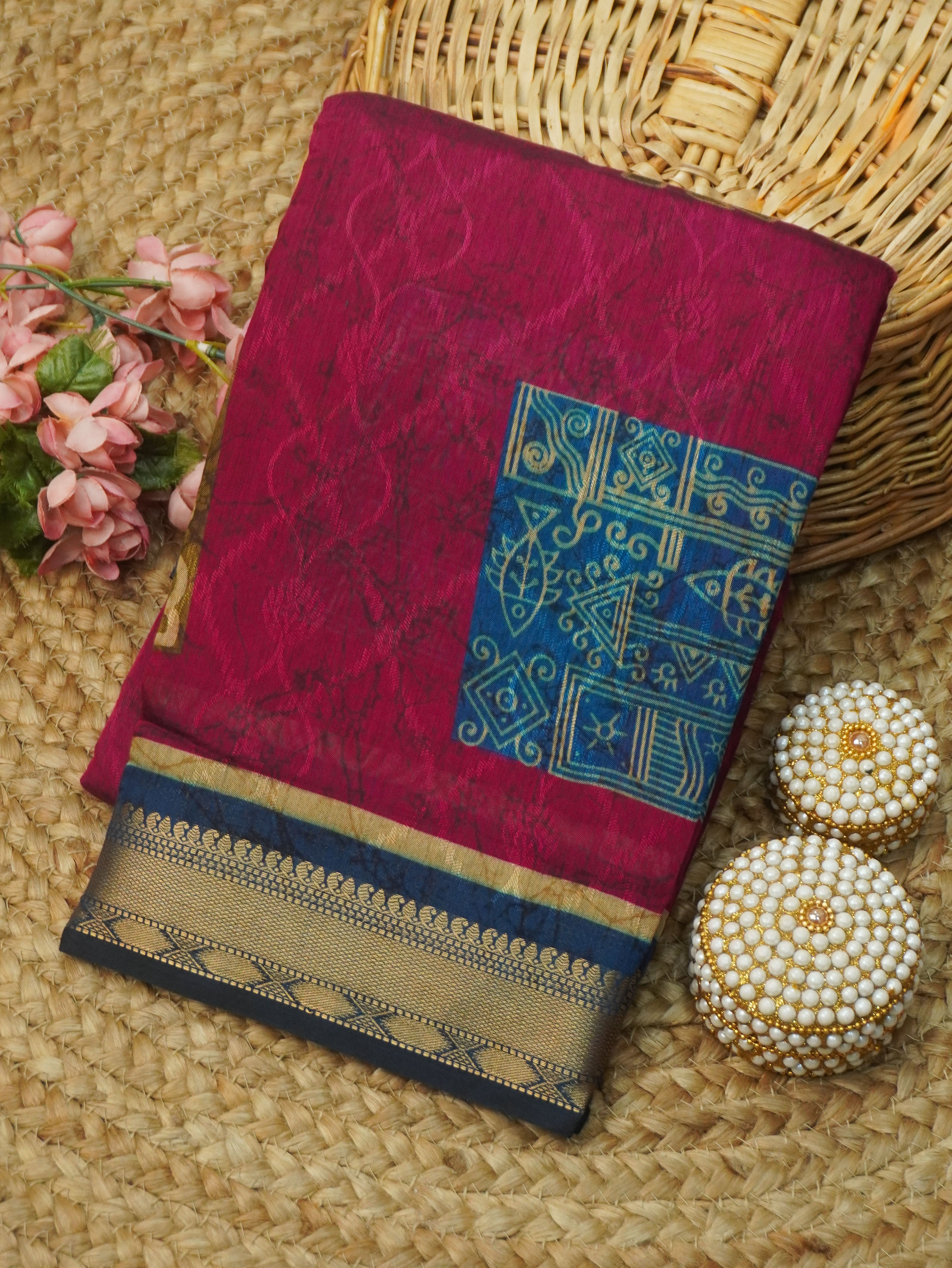 Mangalagiri Cotton Saree | TTDS3434