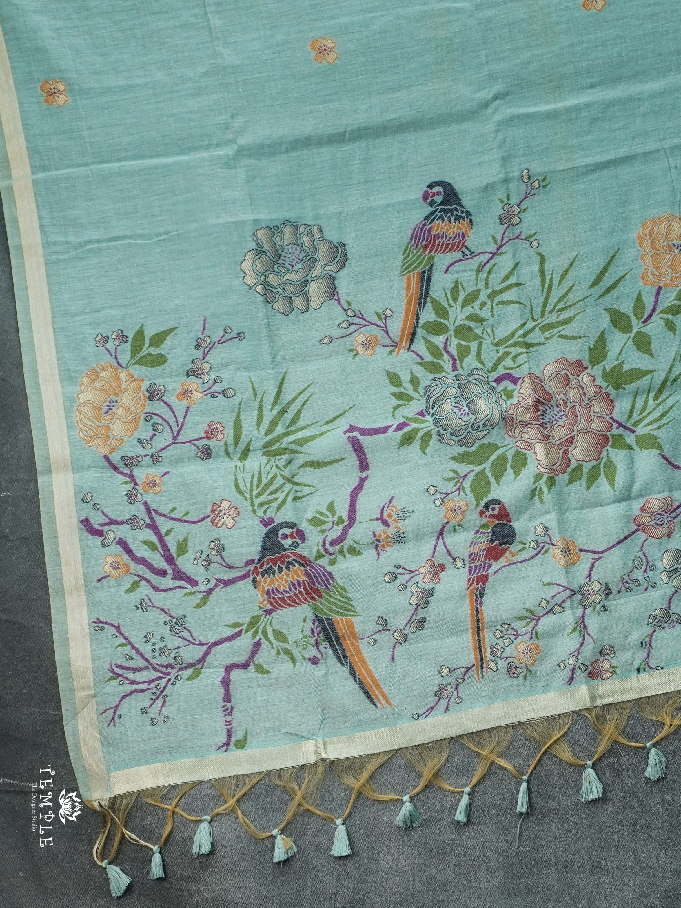 Jamdhani Silk Cotton Saree | TTDS2520