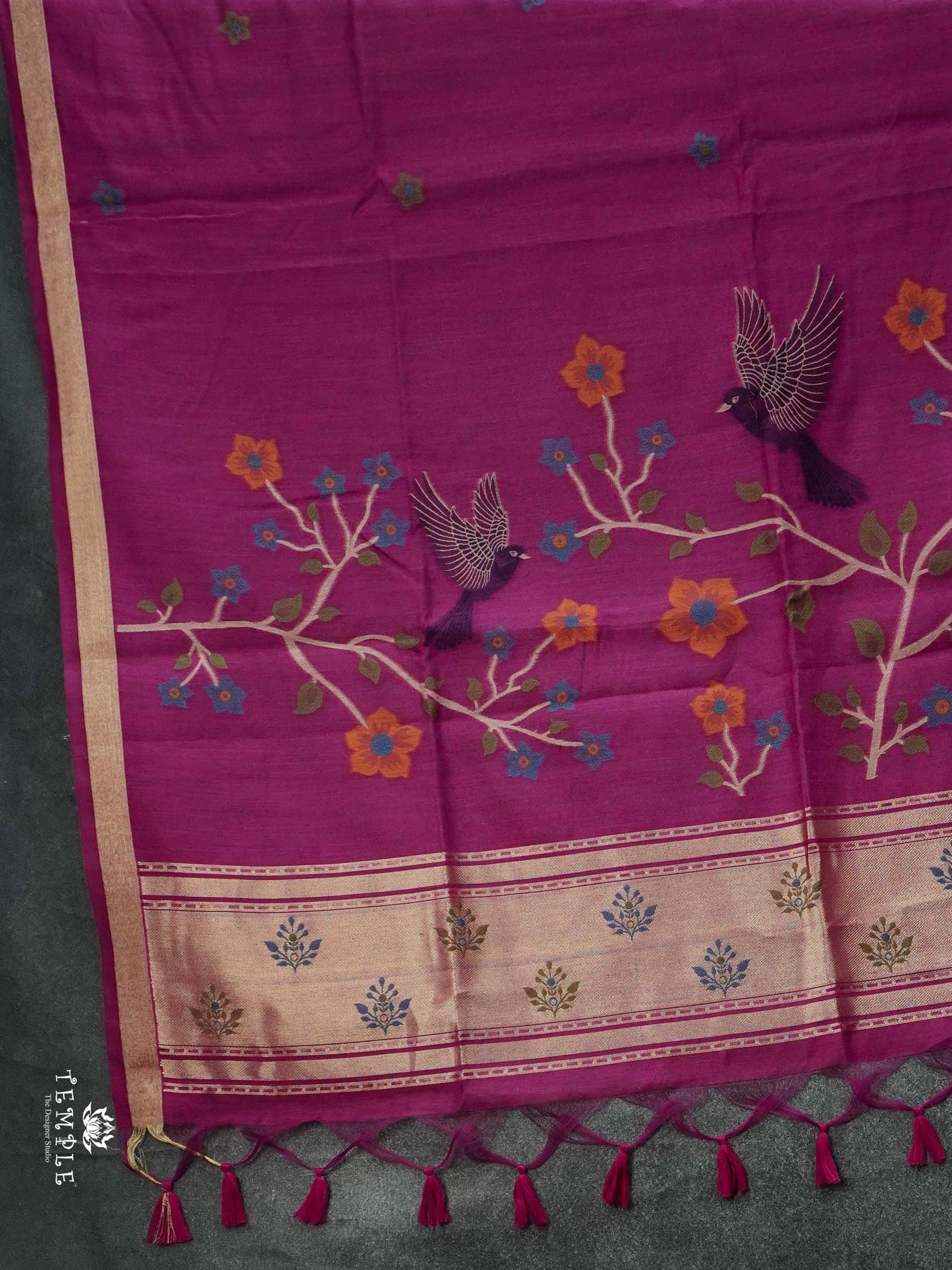 Jamdhani Silk Cotton Saree | TTDS2529