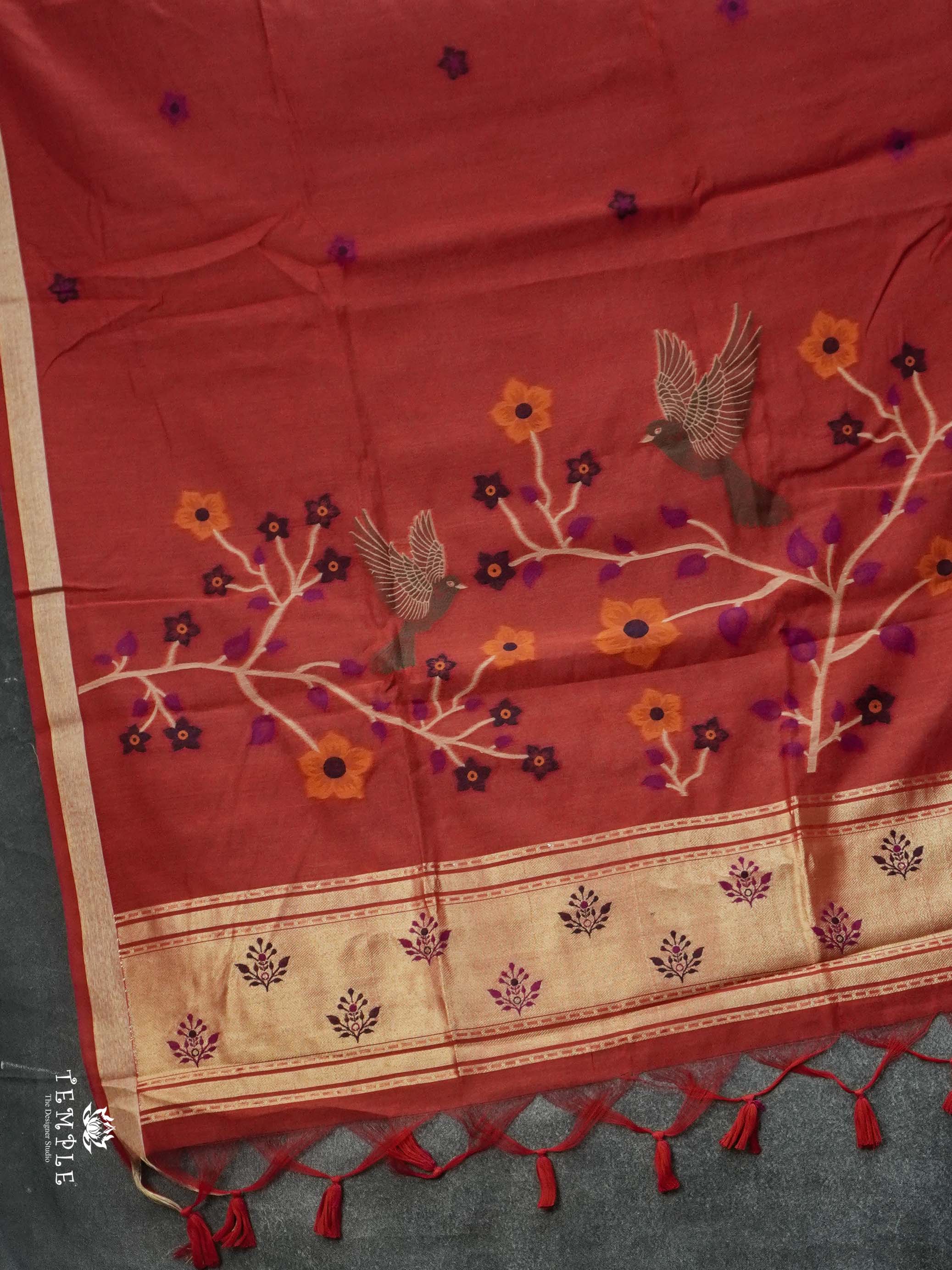 Jamdhani Silk Cotton Saree | TTDS2529