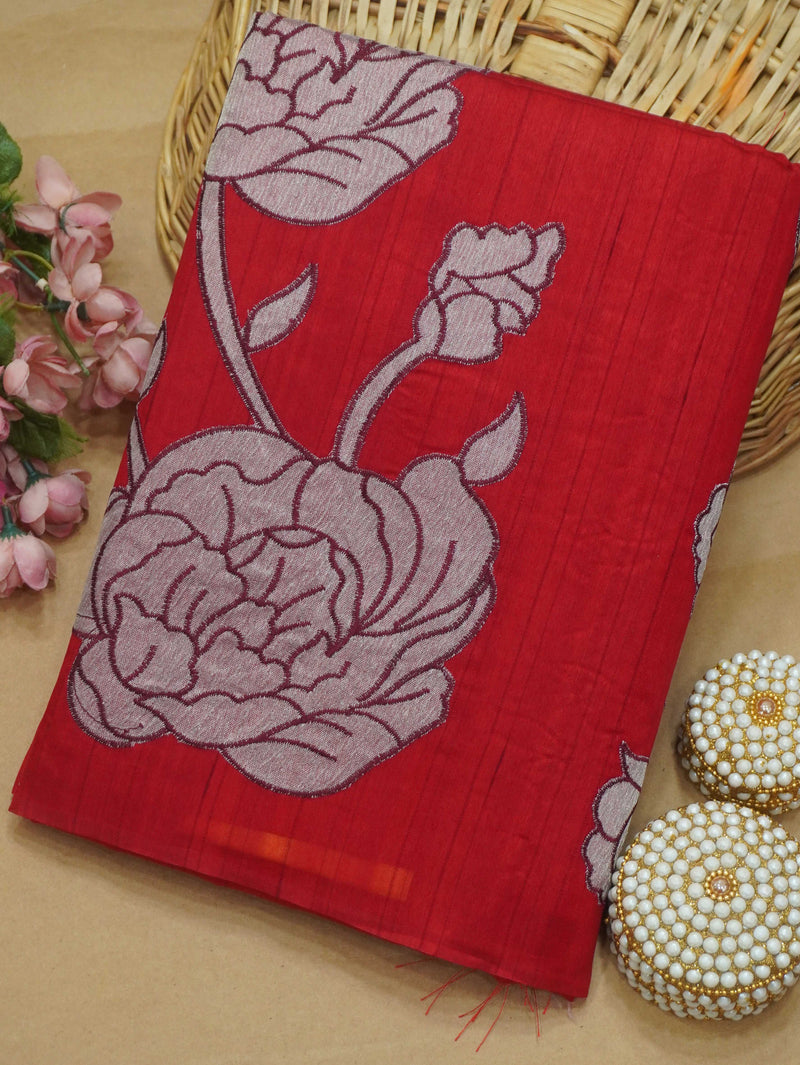 Raw Silk Saree | TTDS3447