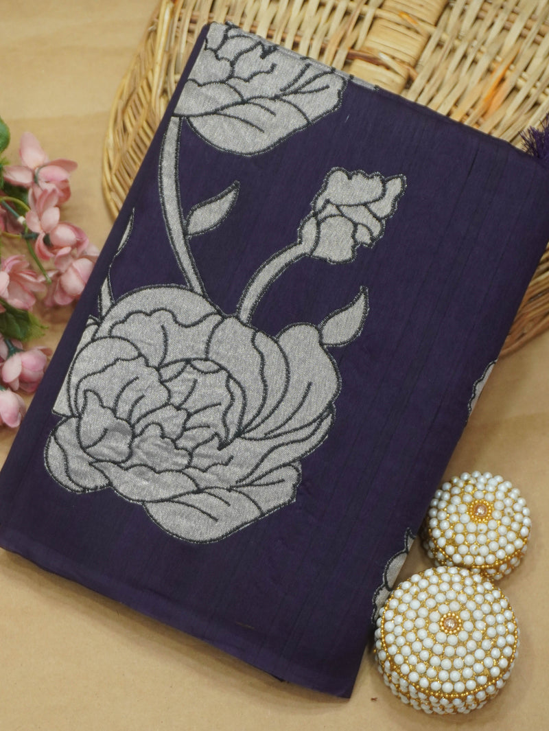 Raw Silk Saree | TTDS3447