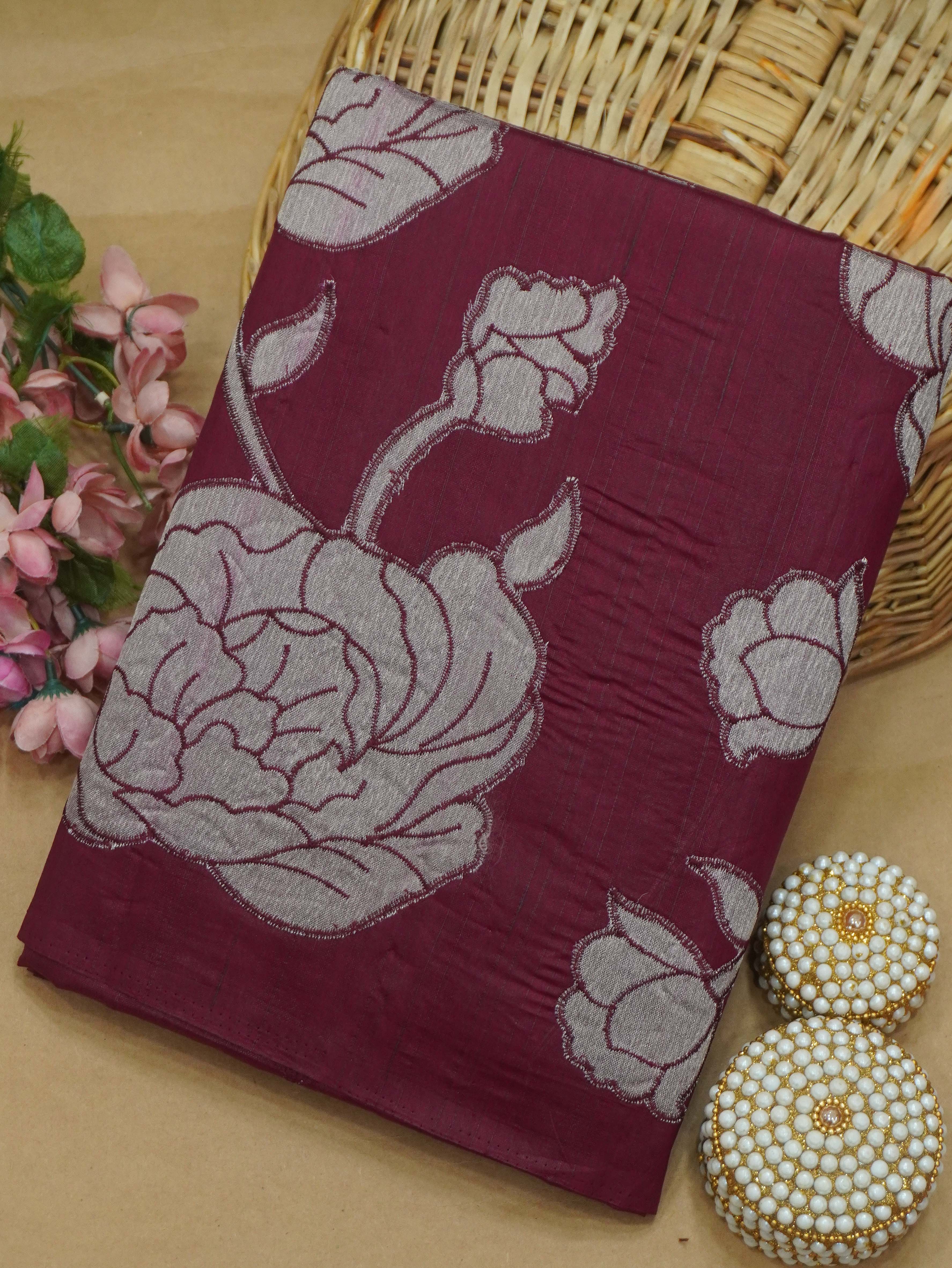 Raw Silk Saree | TTDS3447