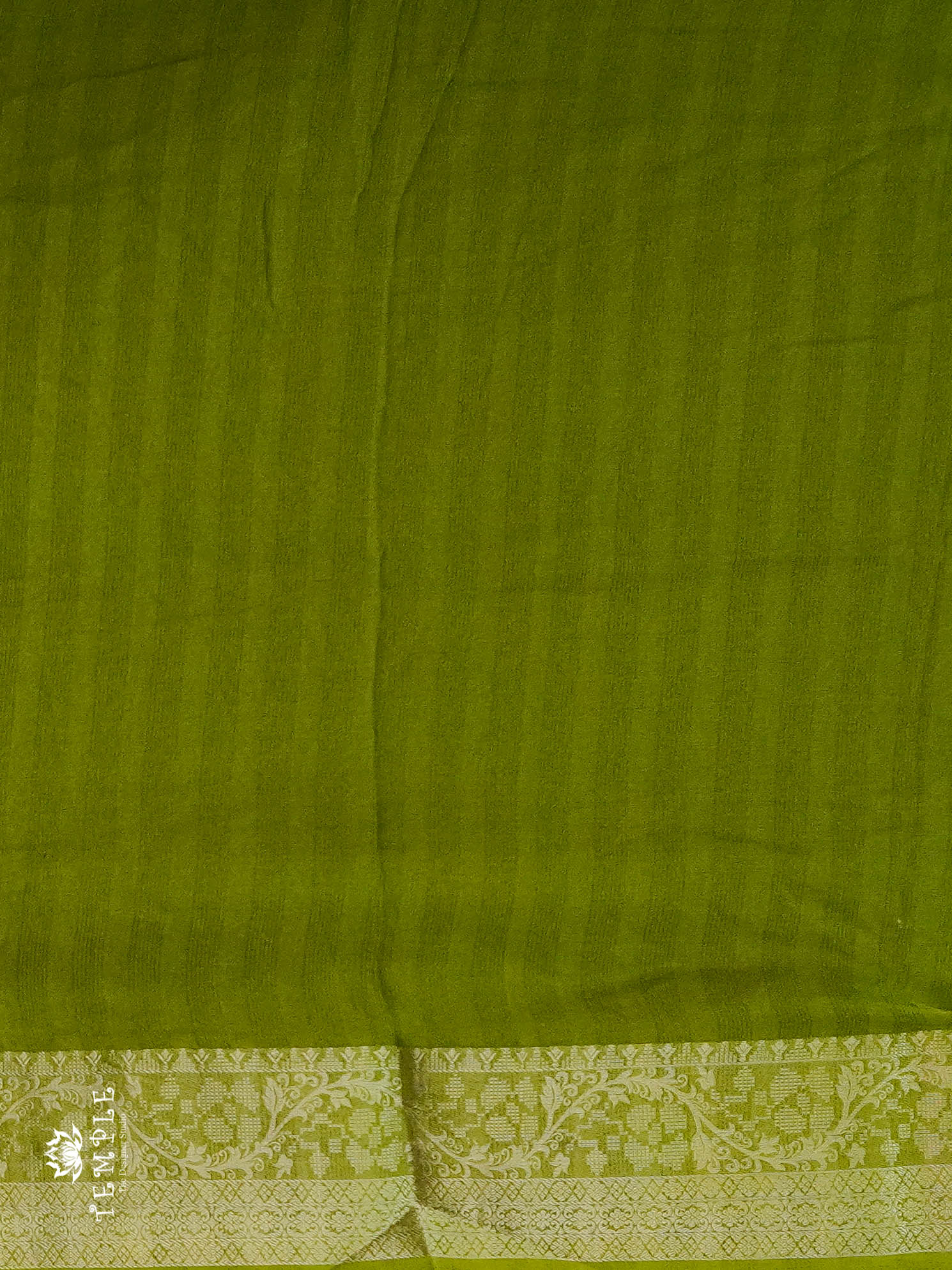 Georgette Saree with Leheriya Pattern(Green) | TTDS1140 | Sparkling Deals