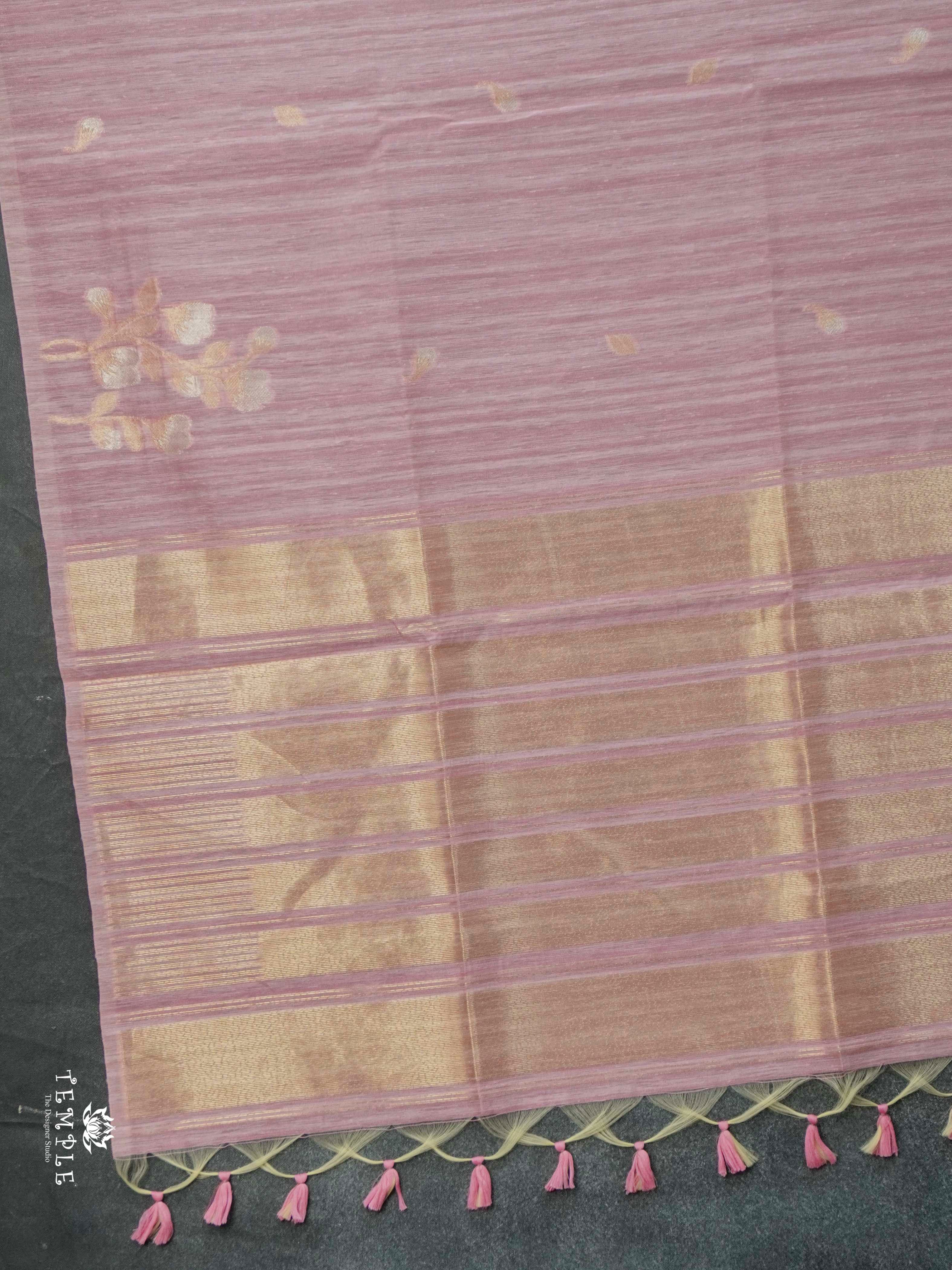 Linen Silk Saree | TTDS2522