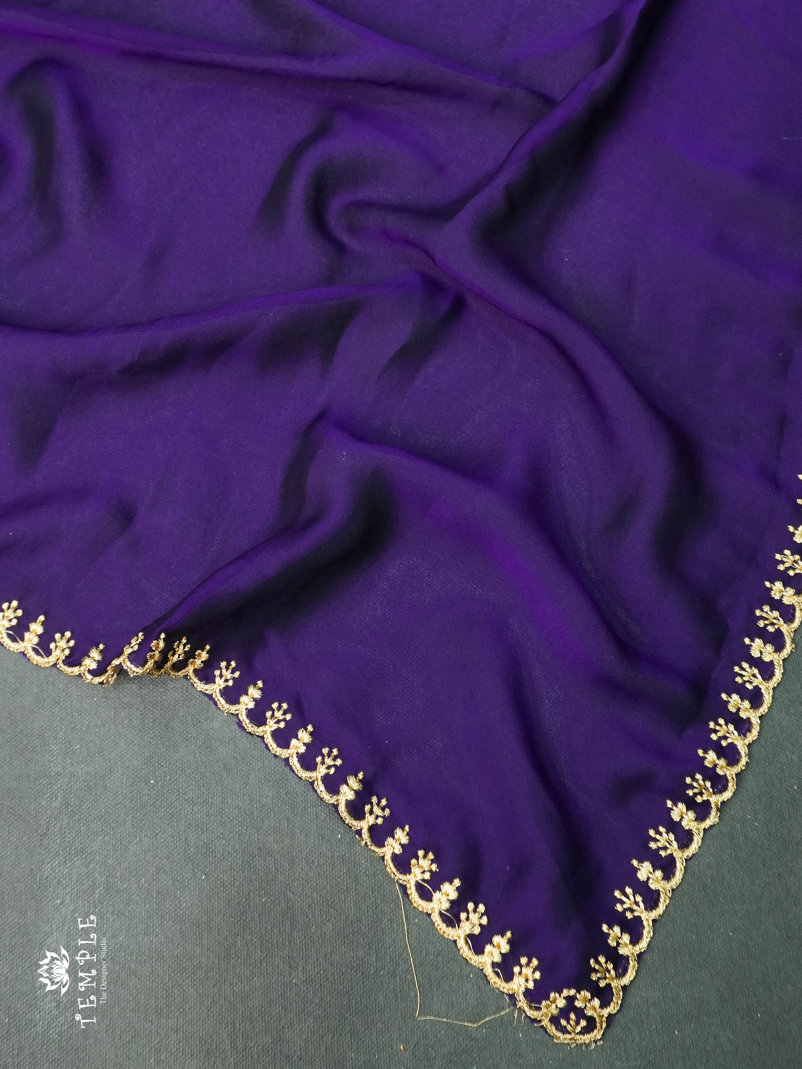 Designer Saree(Violet) | TTDS1143