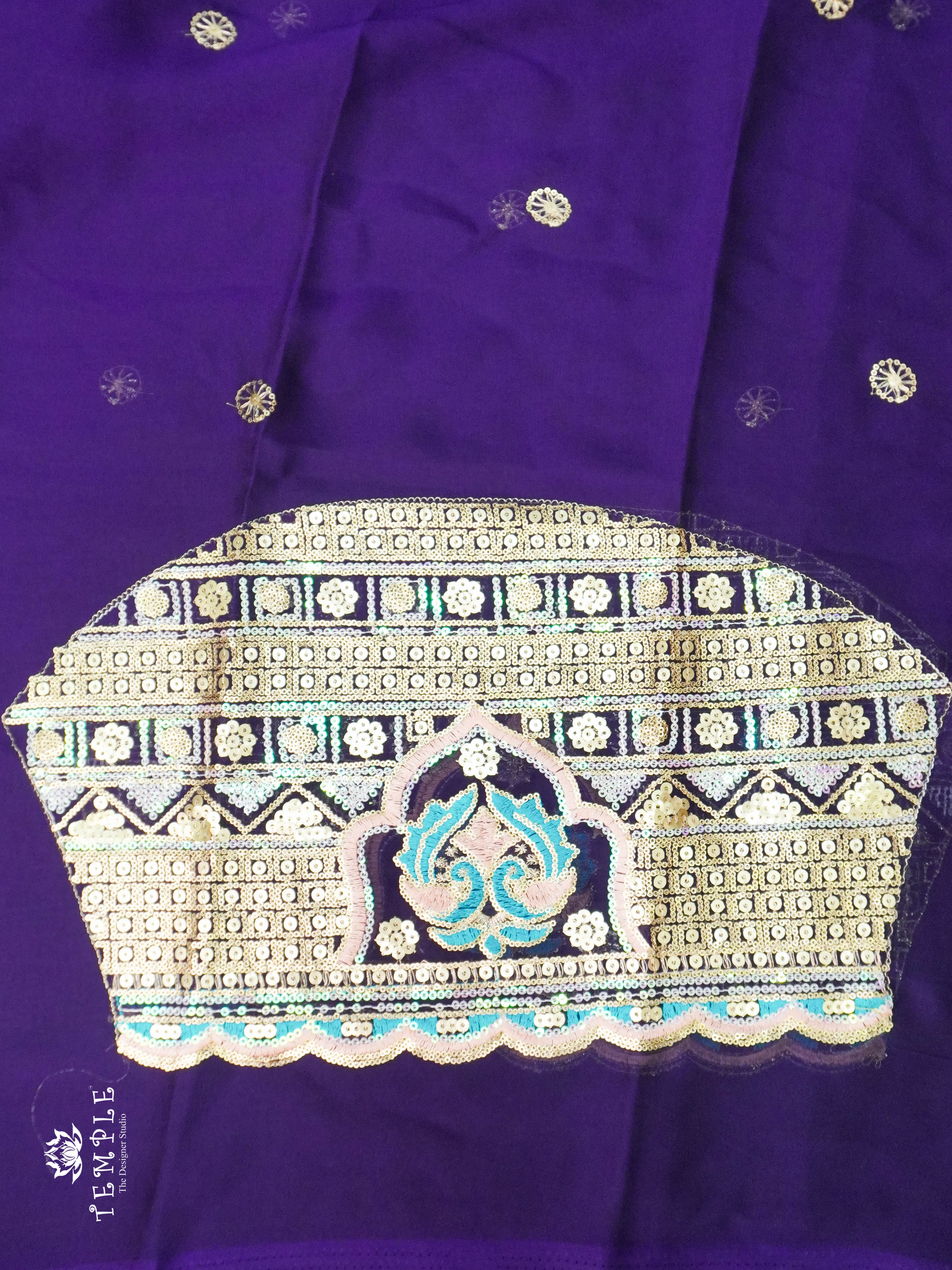 Designer Saree(Violet) | TTDS1143