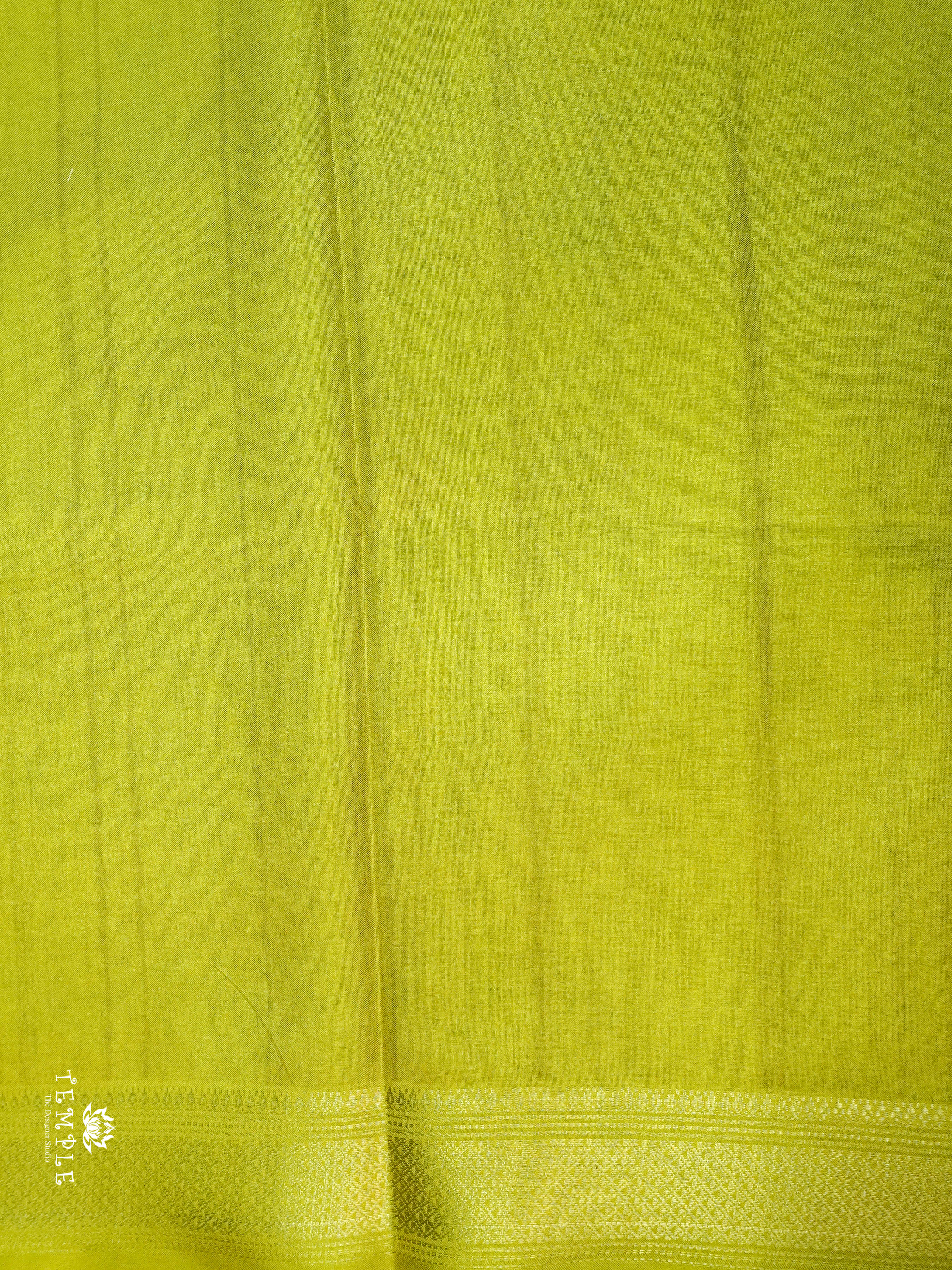 Art Dupion Silk Saree(Lime Yellow) | TTDS1544 | Merry Deals