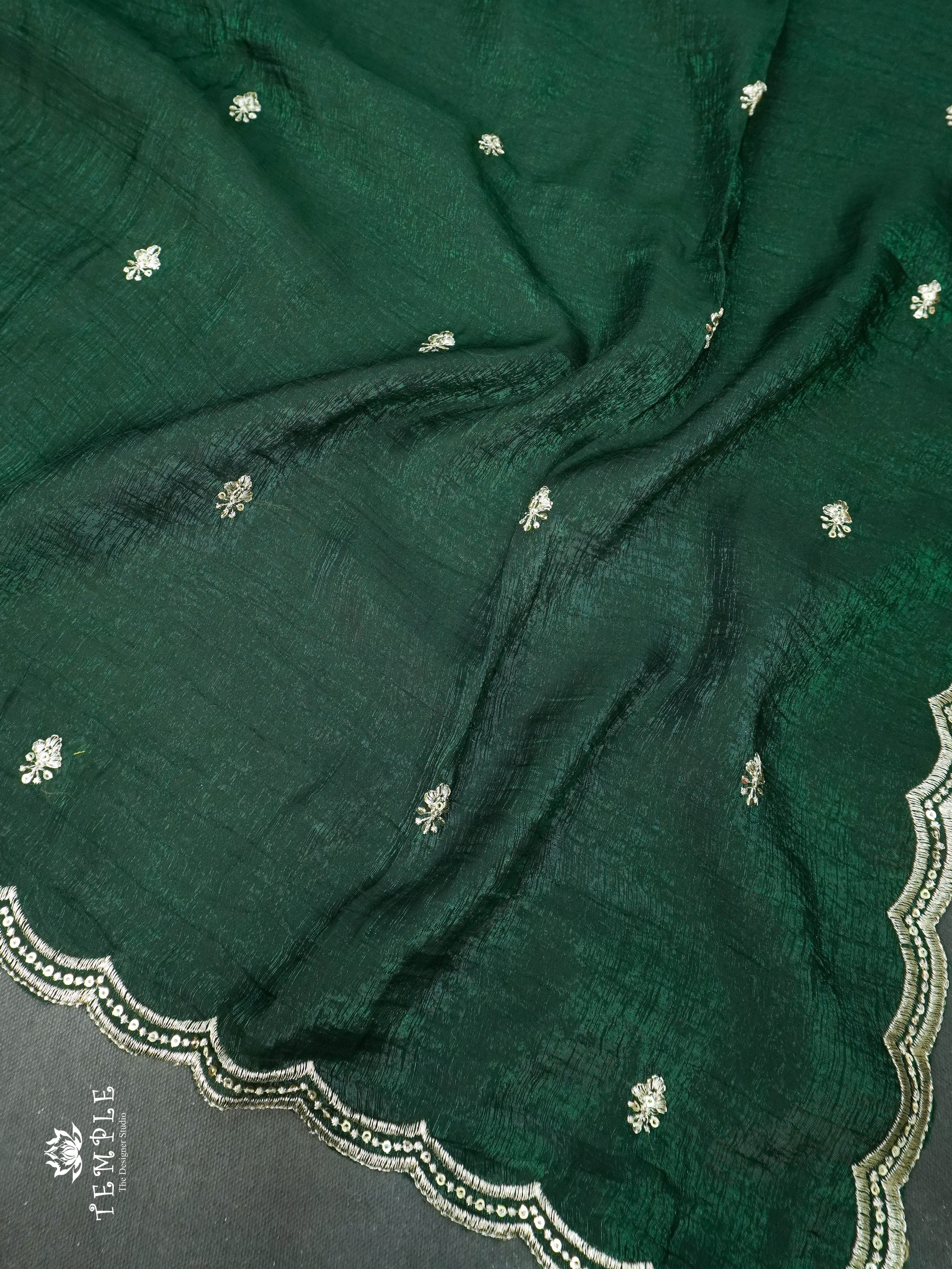 Designer Saree(Green) | TTDS1142