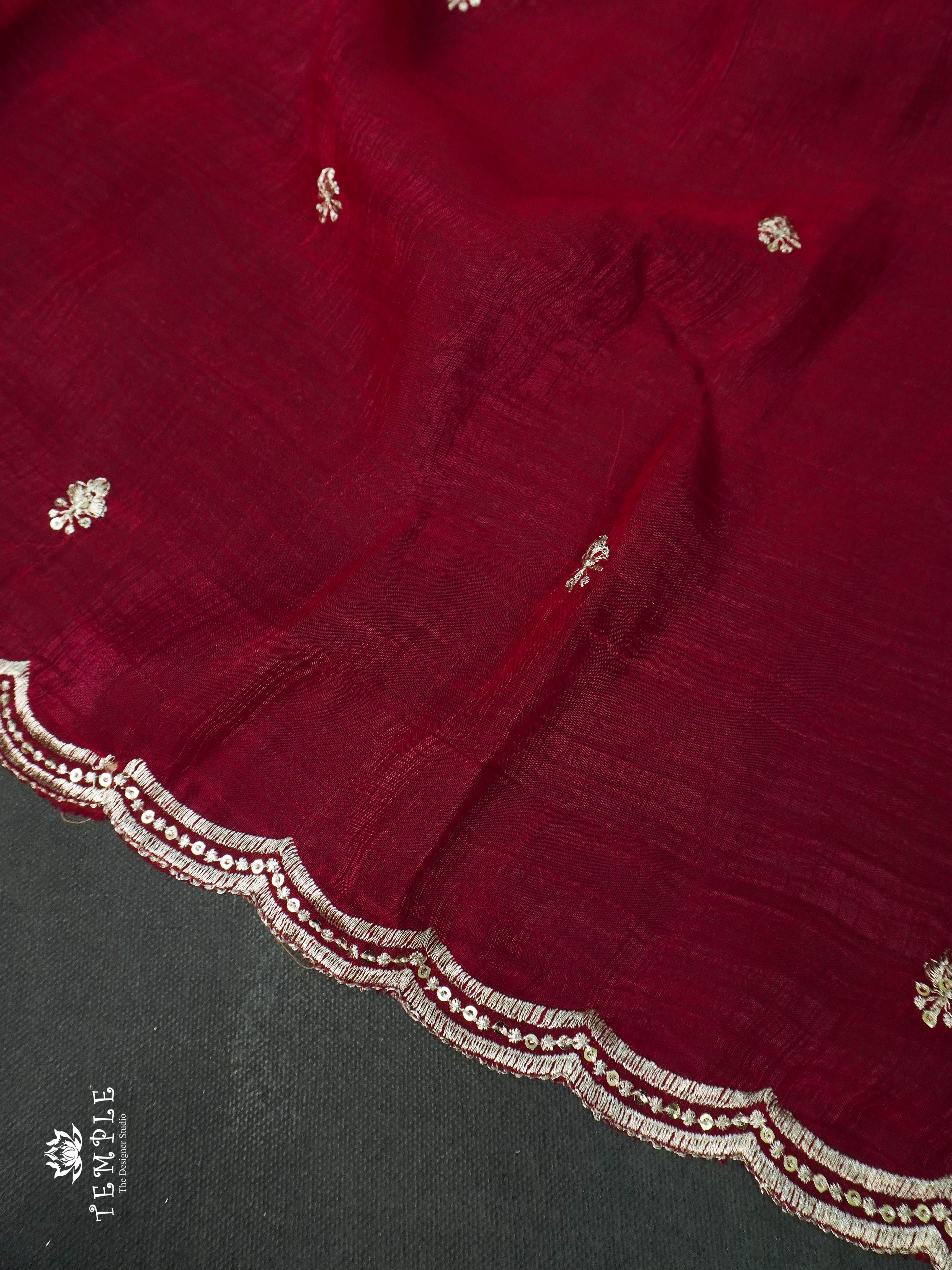 Designer Saree(Red) | TTDS1142