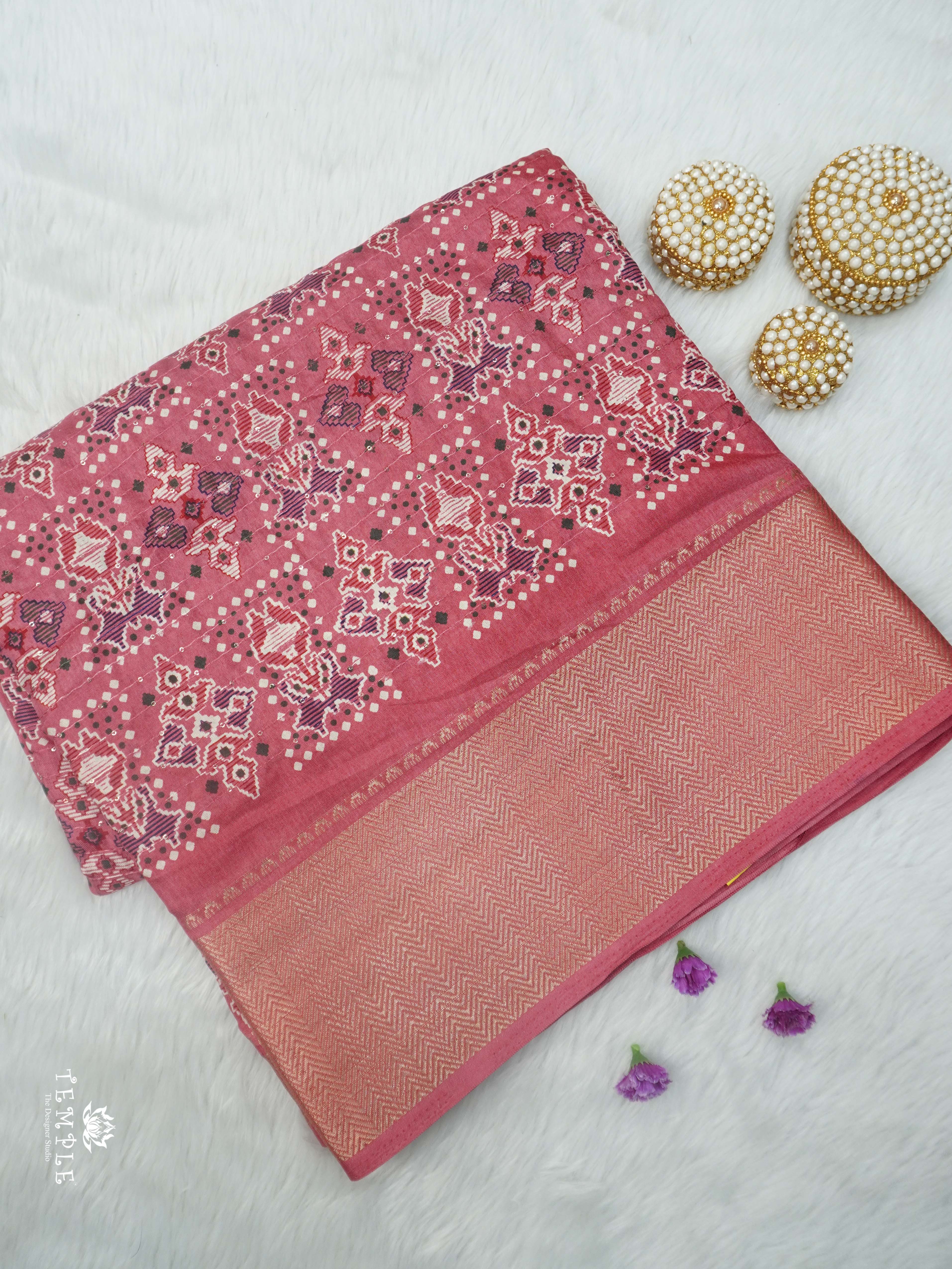 Sequins Dola Silk Saree | TTDS2065
