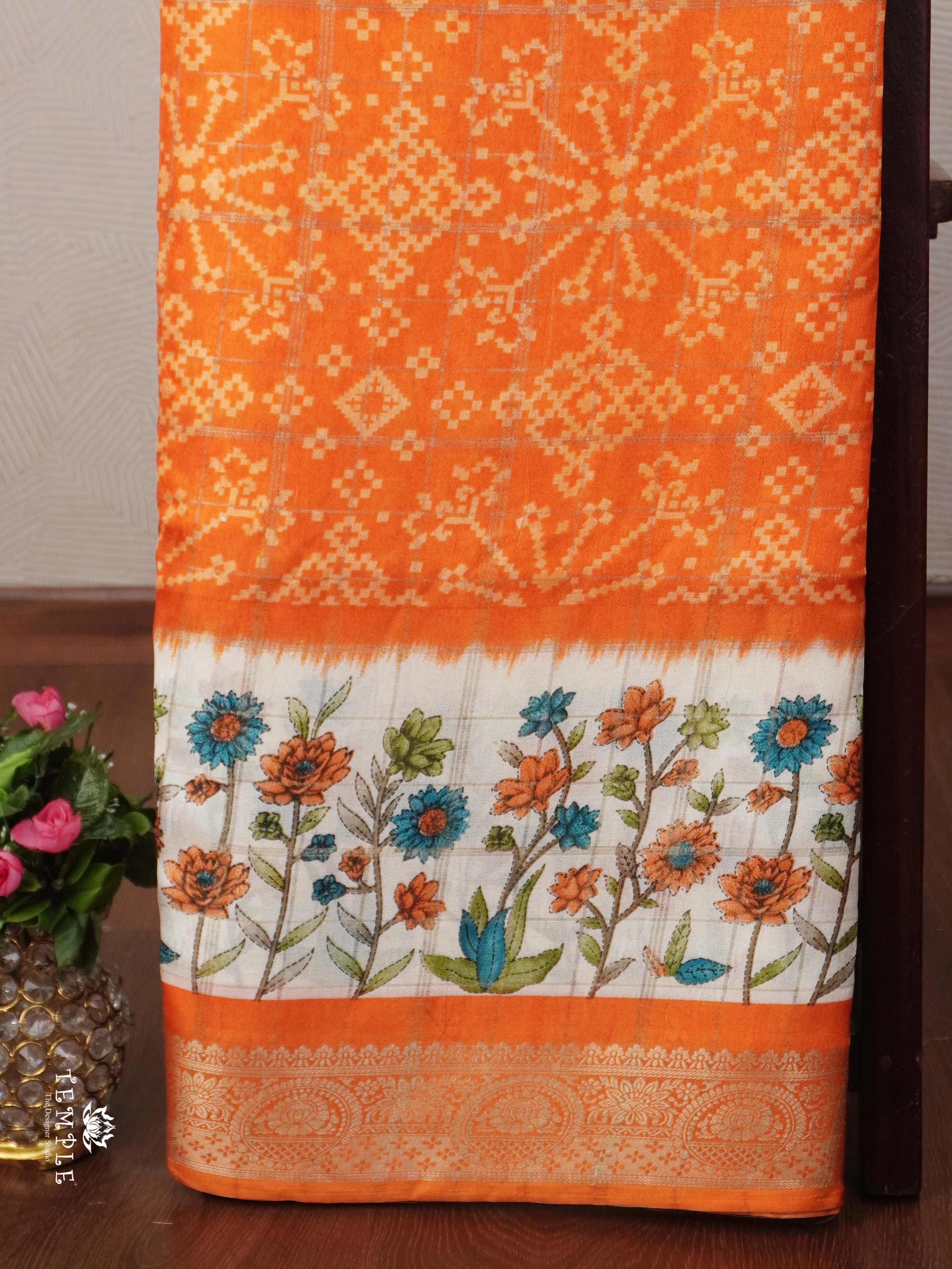 Printed Georgette Saree | TTDS2534