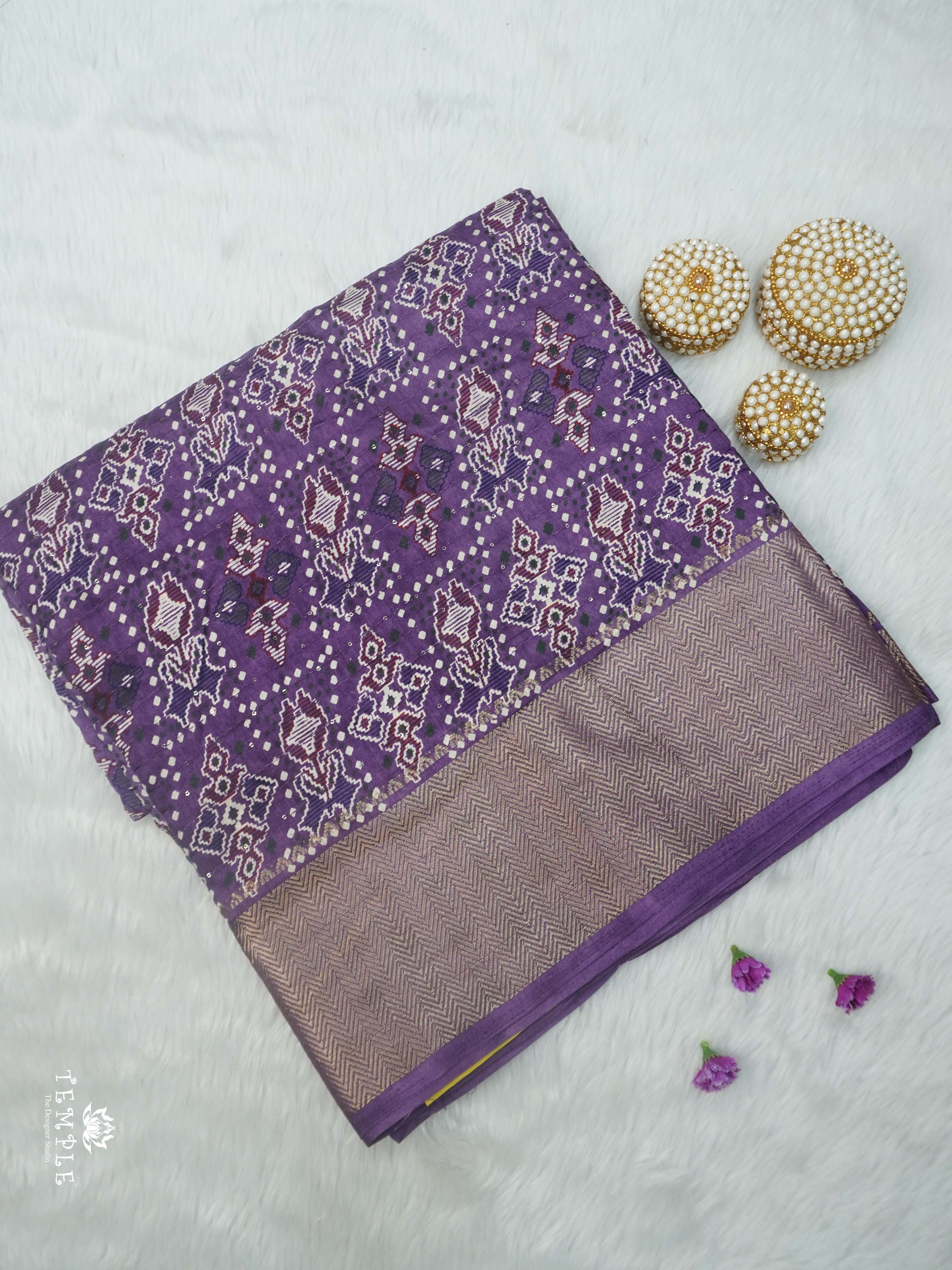 Sequins Dola Silk Saree | TTDS2065