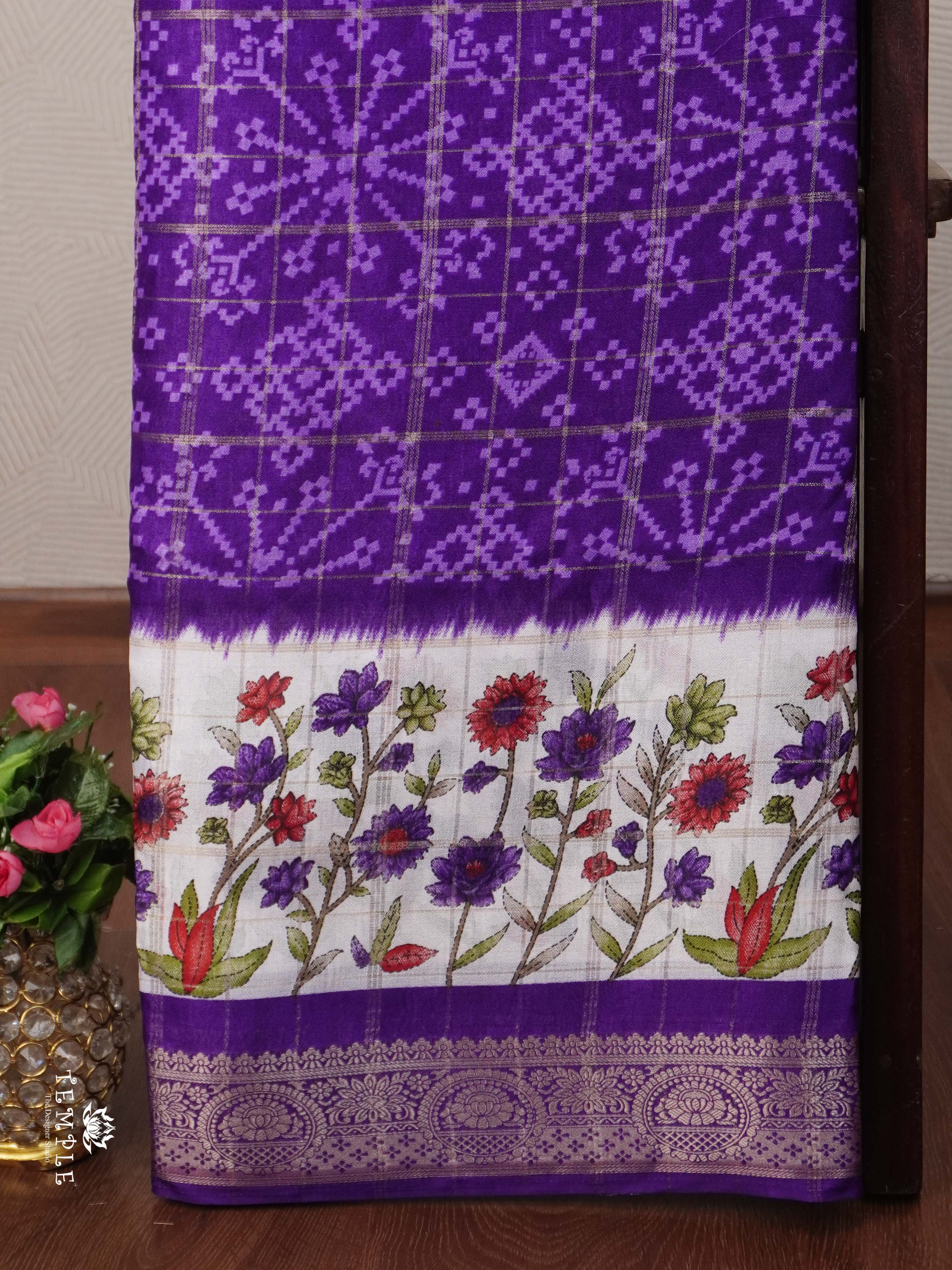 Printed Georgette Saree | TTDS2534