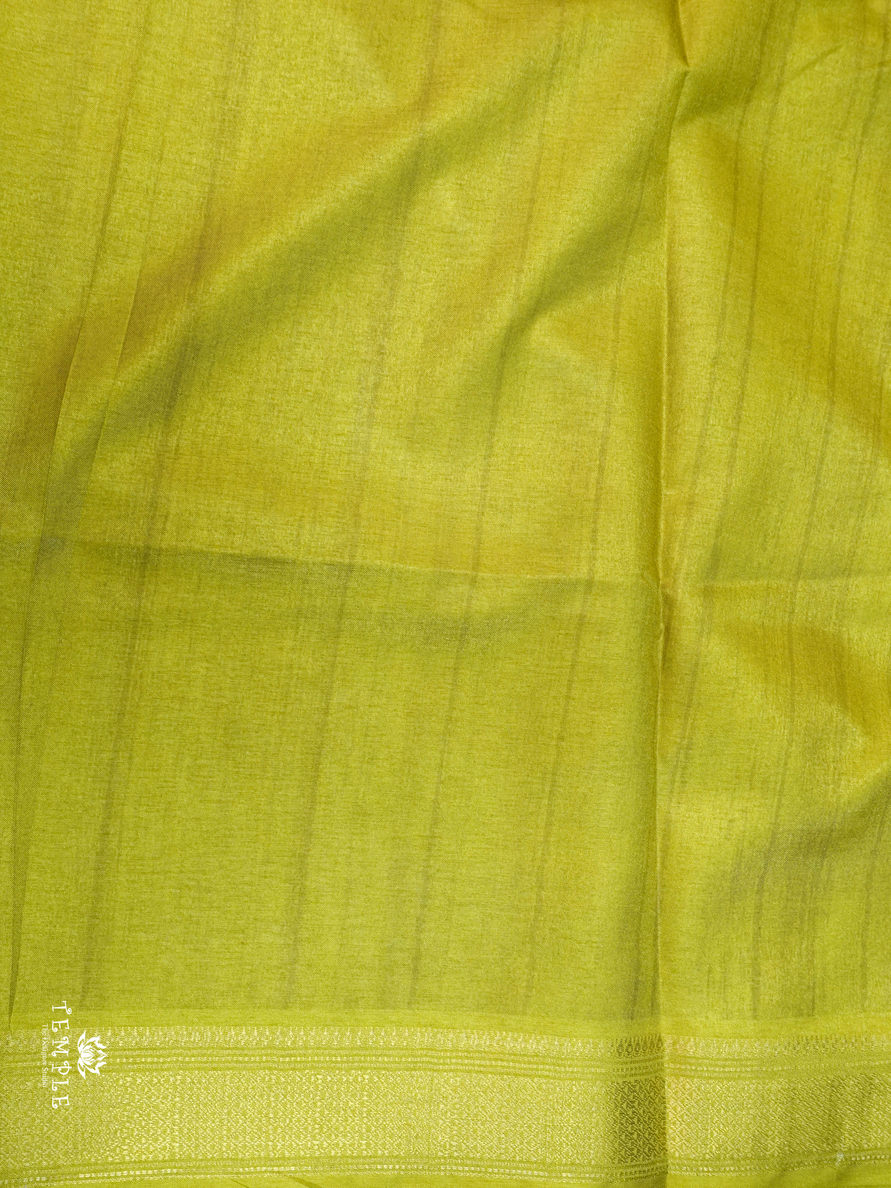 Art Dupion Silk Saree(Lime Yellow) | TTDS1544 | Merry Deals