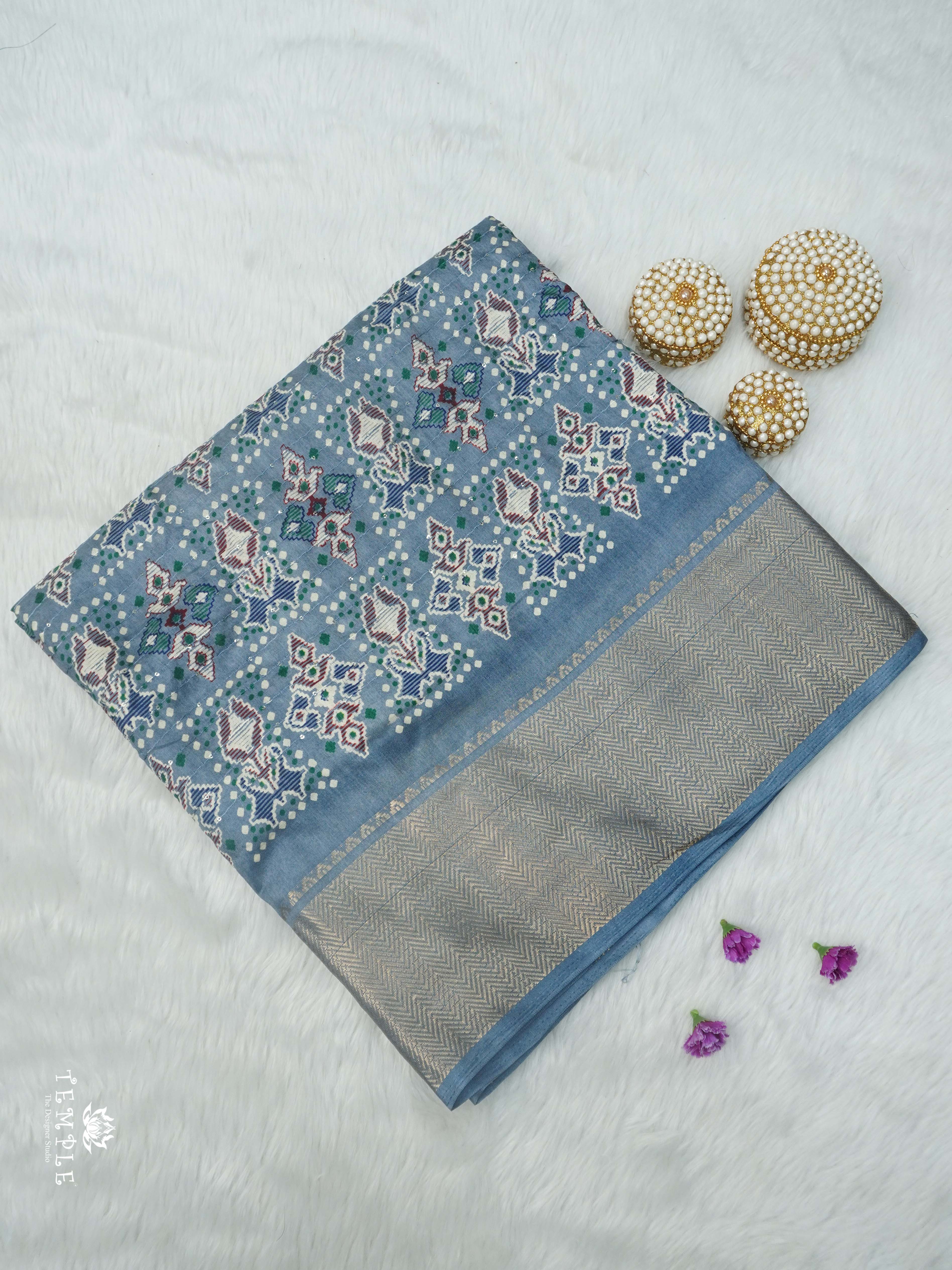Sequins Dola Silk Saree | TTDS2065