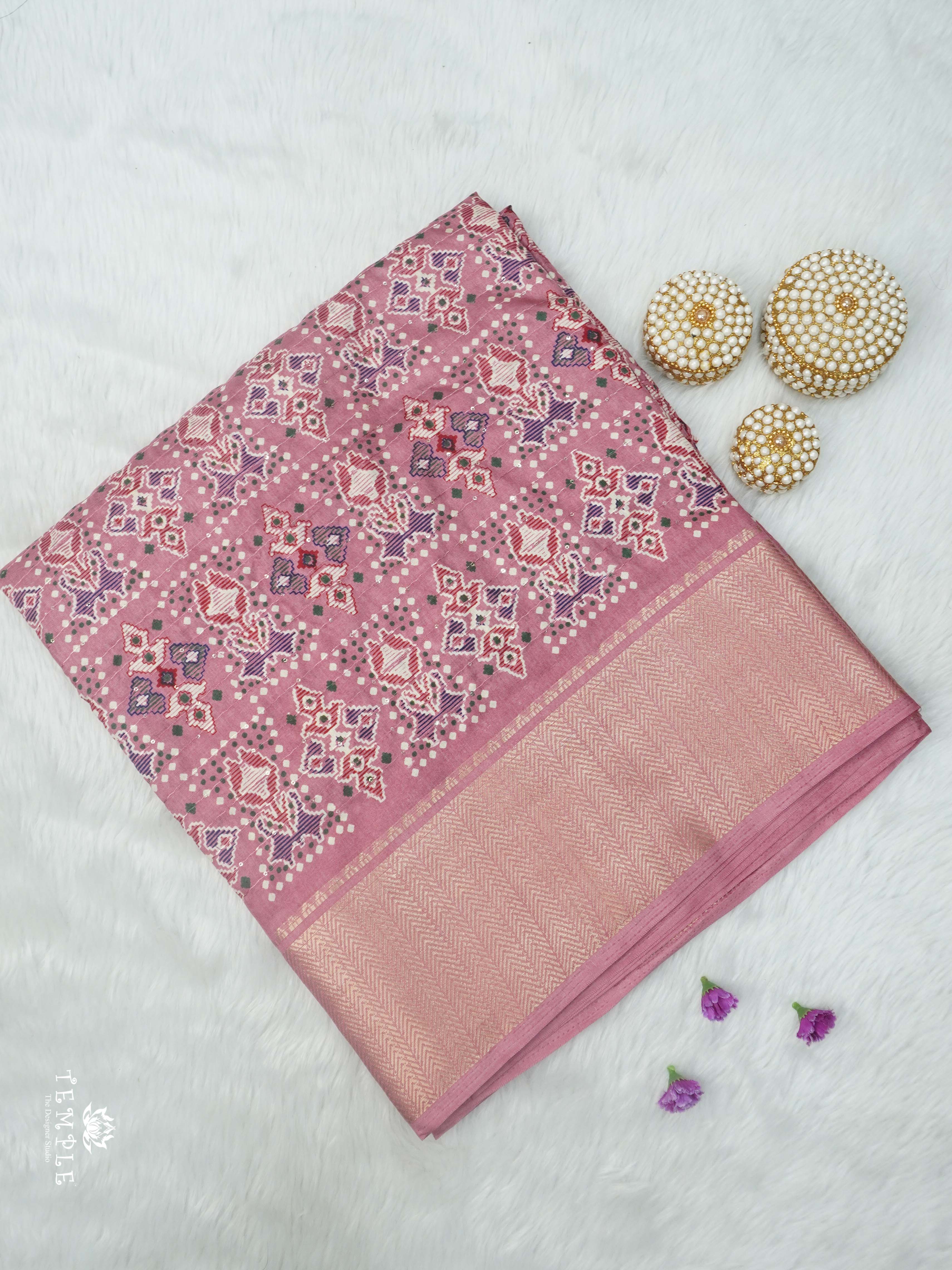 Sequins Dola Silk Saree | TTDS2065